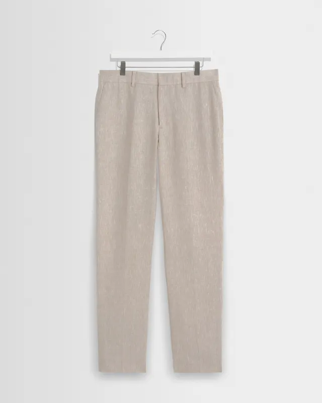 Alp - Natural Linen Trousers made by Wax London