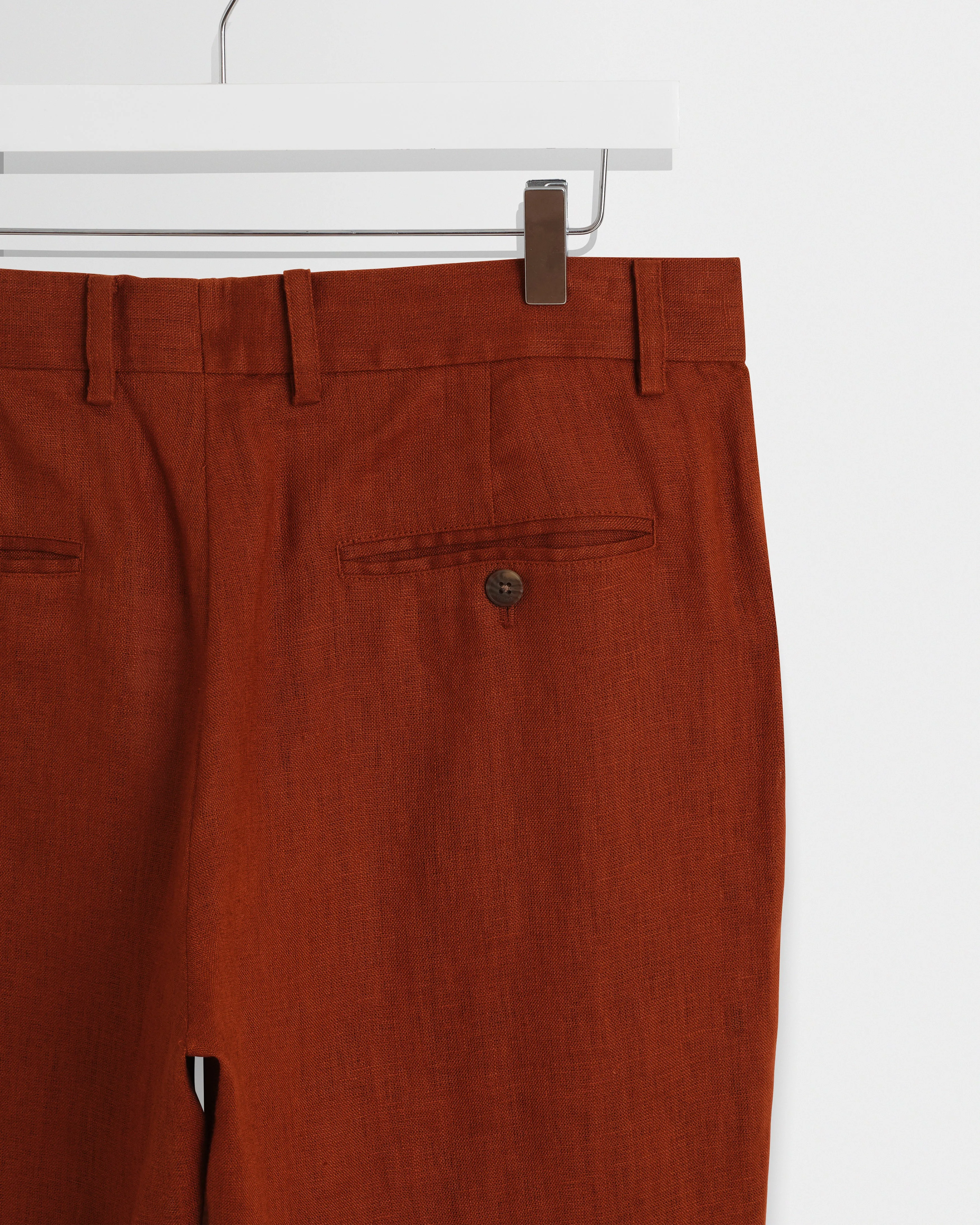 Alp - Rust Linen Trousers sold by Wax London product image thumbnail 4