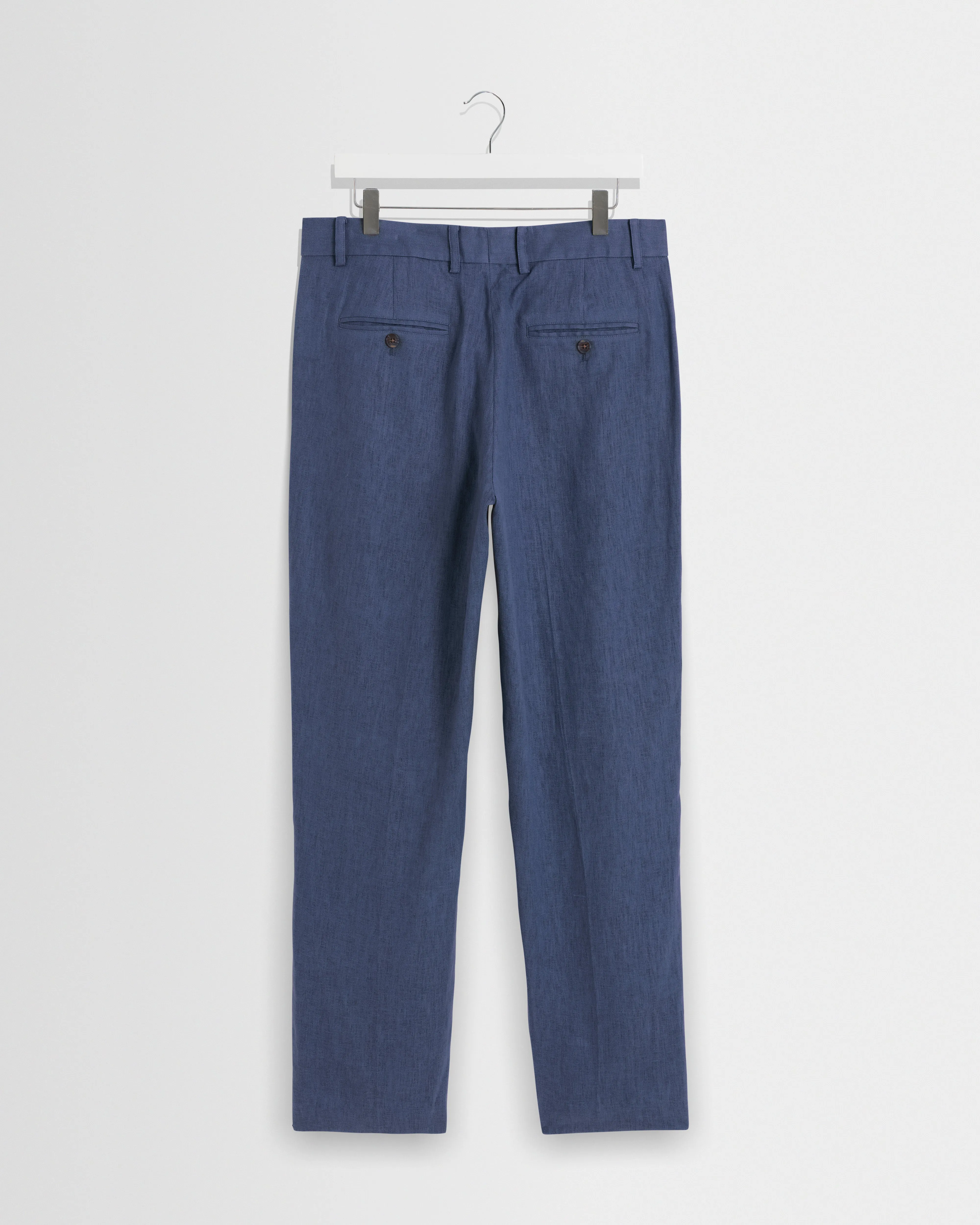 Alp - Mid Blue Linen Trousers sold by Wax London product image thumbnail 3