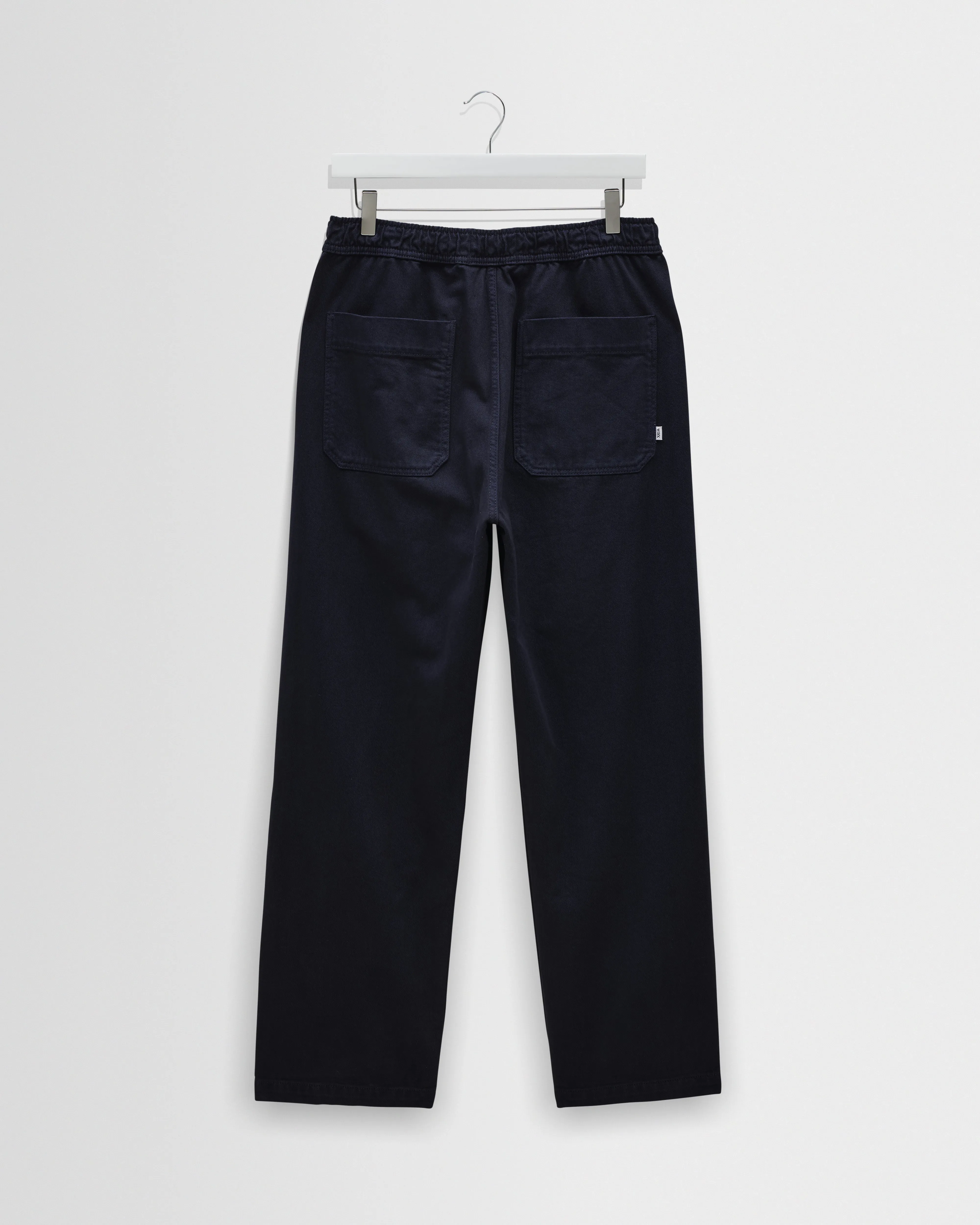 Hyde - Navy Organic Cotton Twill Straight Fit Trousers sold by Wax London product image thumbnail 5