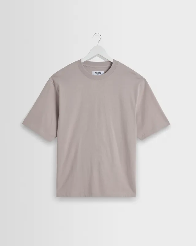 Milton - Clay Organic Compact Cotton T-Shirt made by Wax London