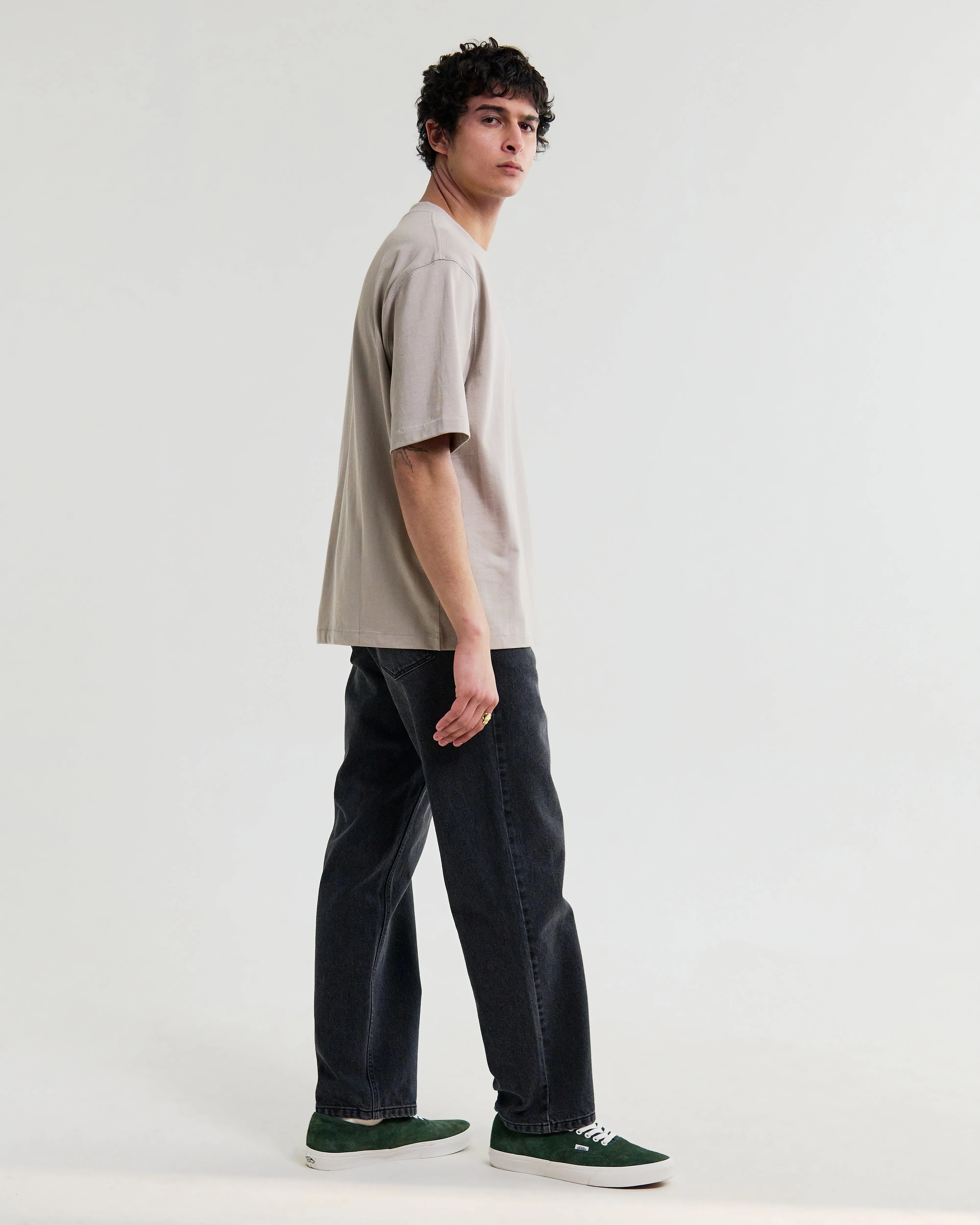 Milton - Clay Organic Compact Cotton T-Shirt sold by Wax London product image thumbnail 5