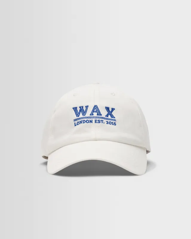 Spencer - Off White Cotton Sports Cap made by Wax London