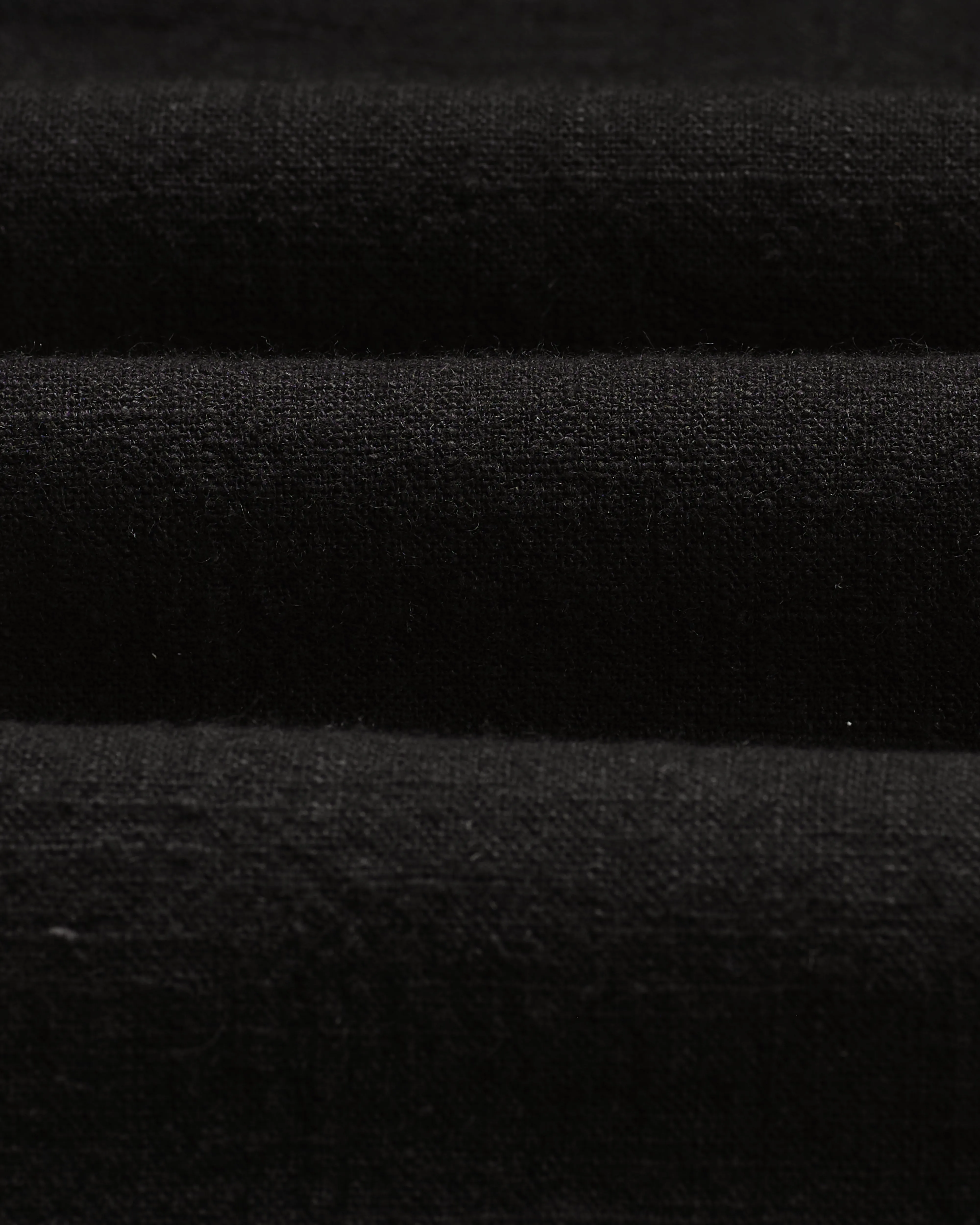 Tyne - Black Cotton Tencel Loose Fit Trousers sold by Wax London product image thumbnail 5