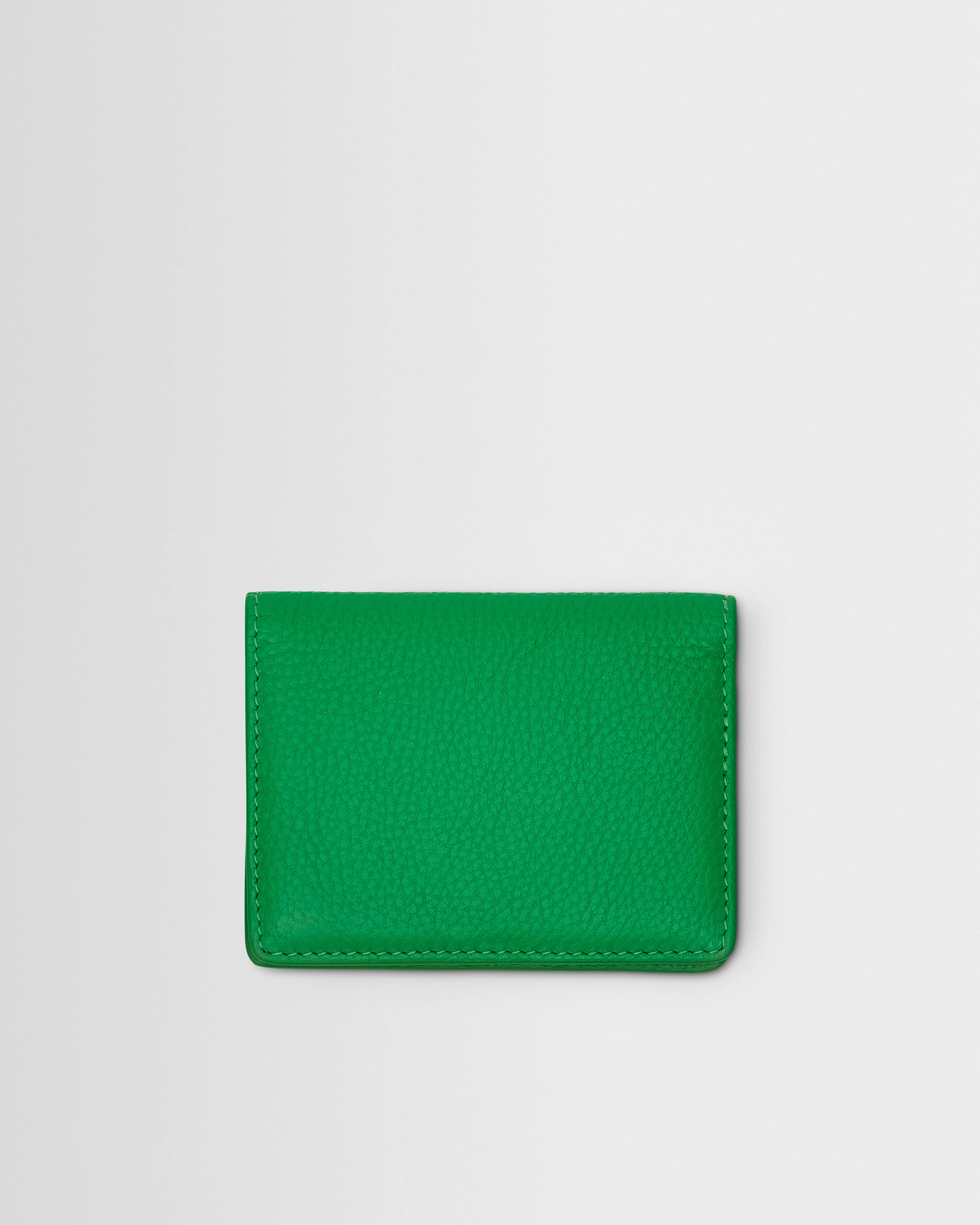 Forbe - Bright Green Grain Leather Cardholder sold by Wax London product image thumbnail 4