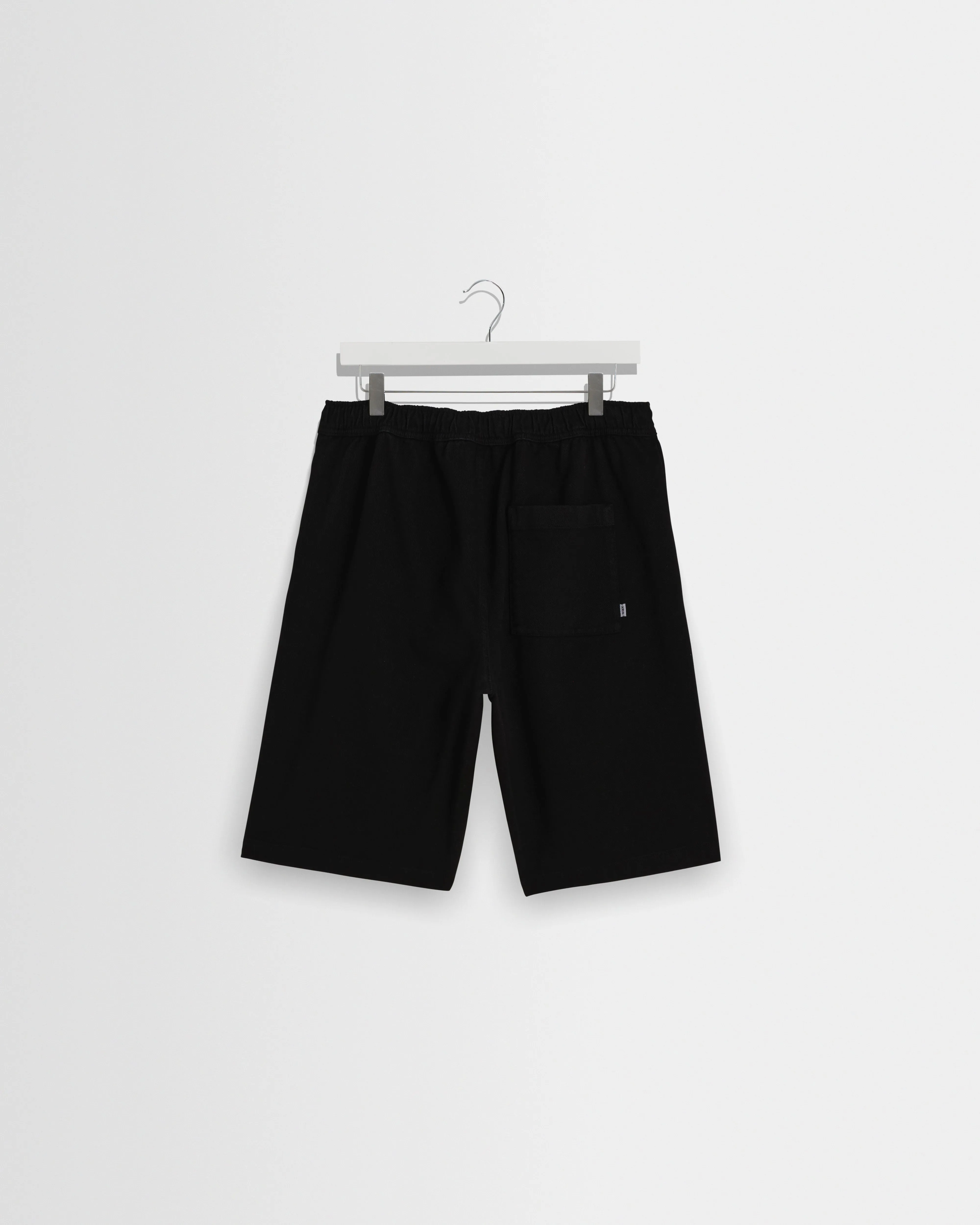 Kyle - Black Organic Cotton Twill Shorts sold by Wax London product image thumbnail 5