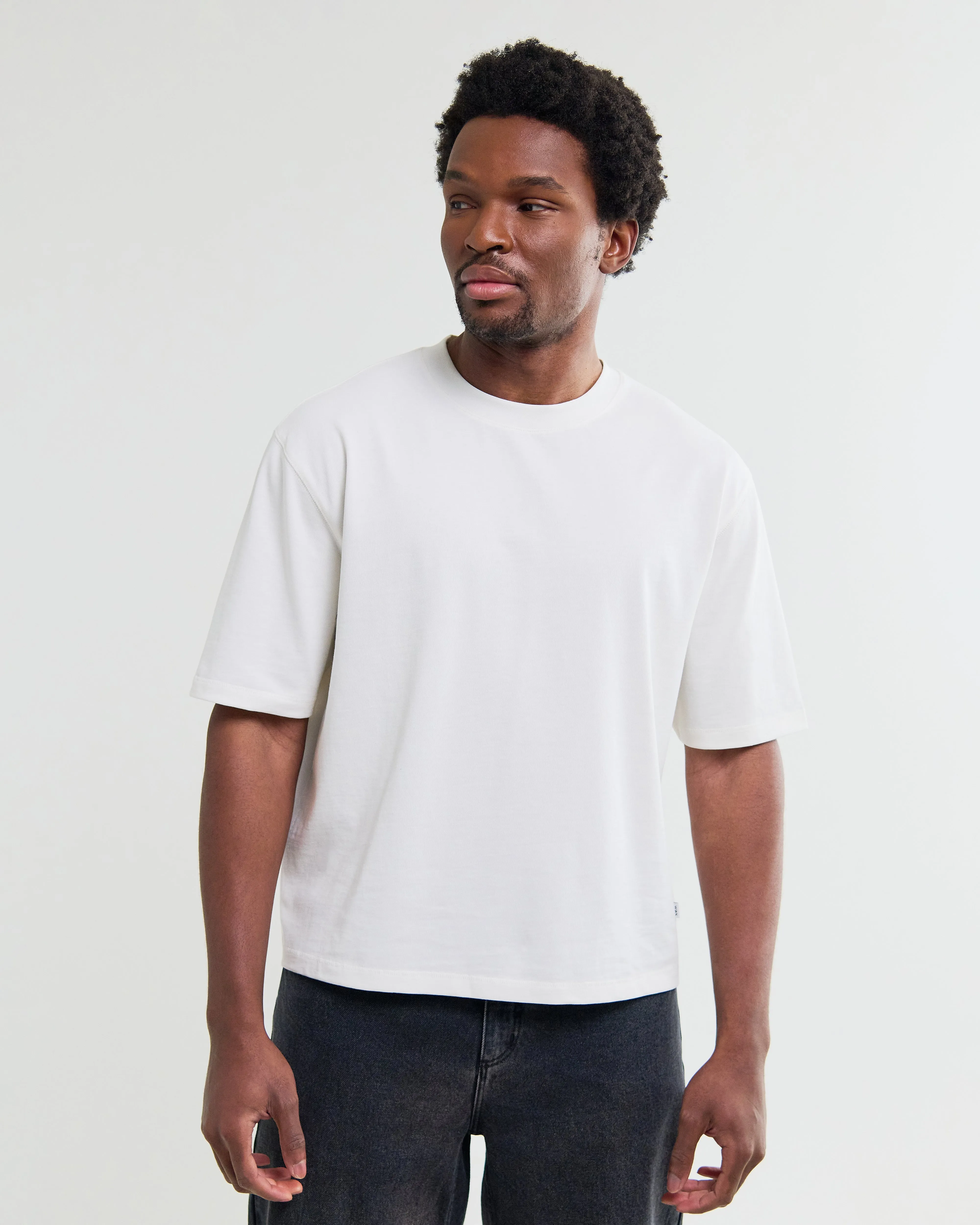 Mark - Off White Compact Cotton T-Shirt sold by Wax London product image thumbnail 2