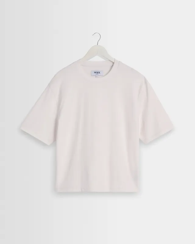 Mark - Off White Compact Cotton T-Shirt made by Wax London