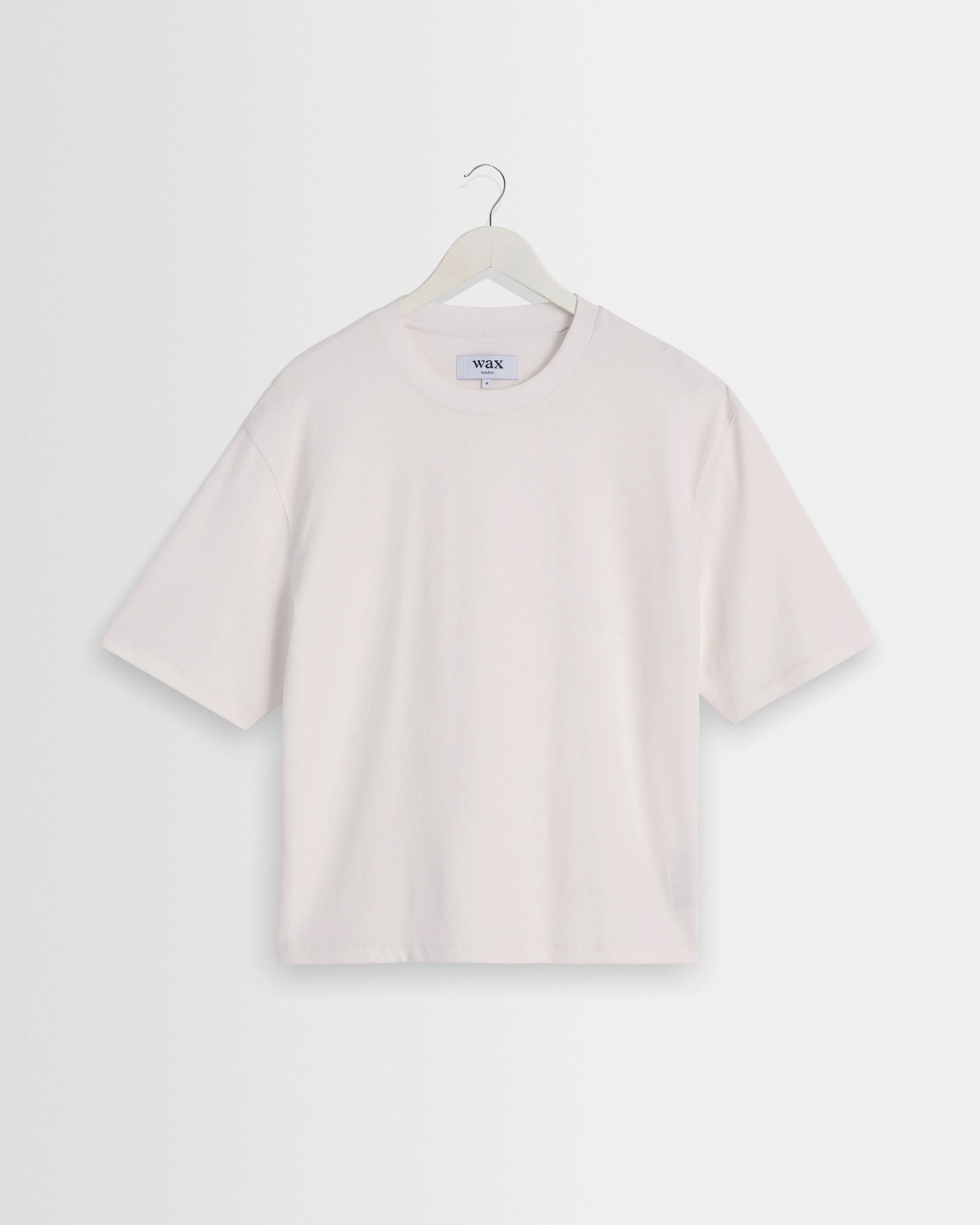 Mark - Off White Compact Cotton T-Shirt sold by Wax London
