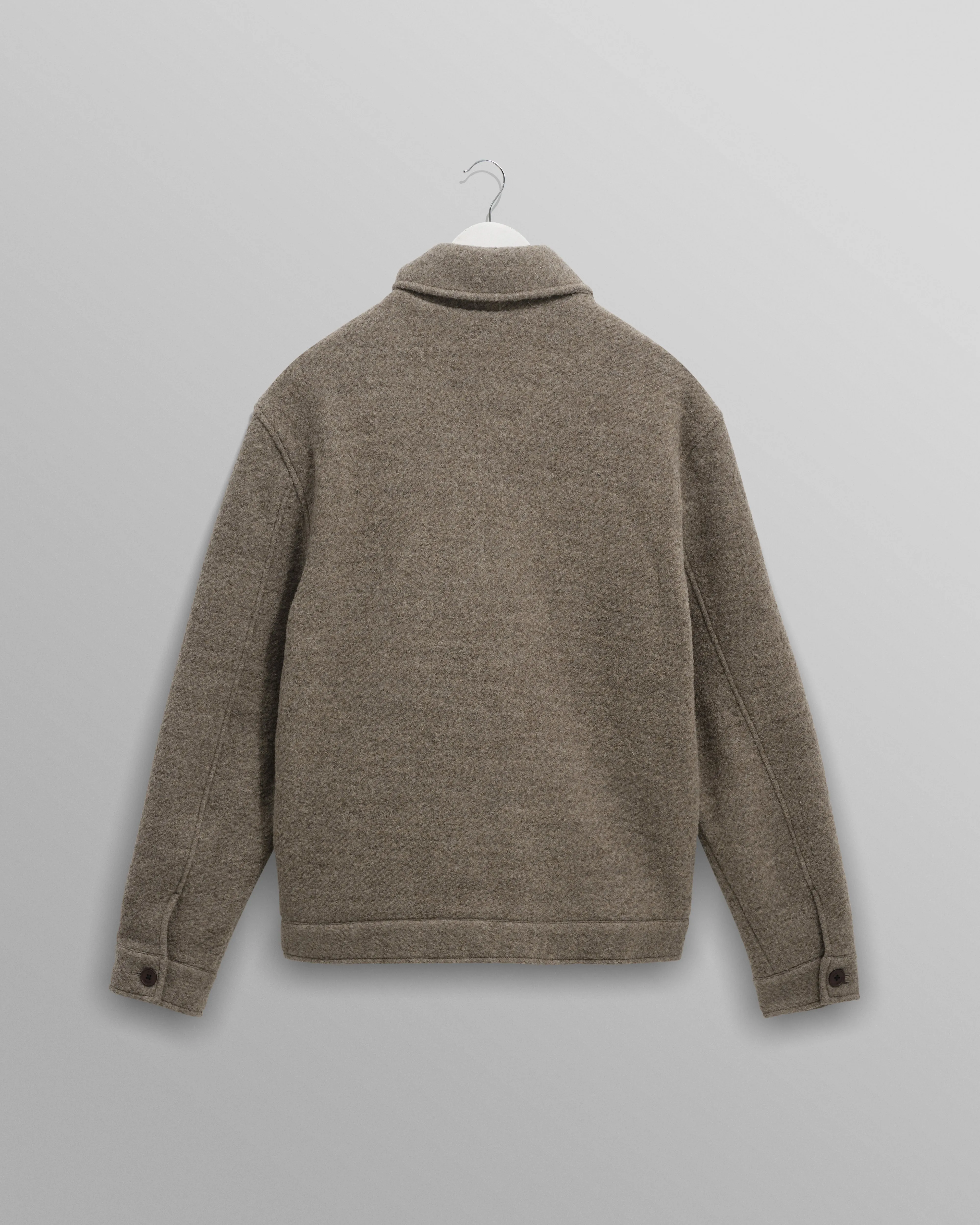 Newgate - Light Brown Melange Wool Jacket sold by Wax London product image thumbnail 3