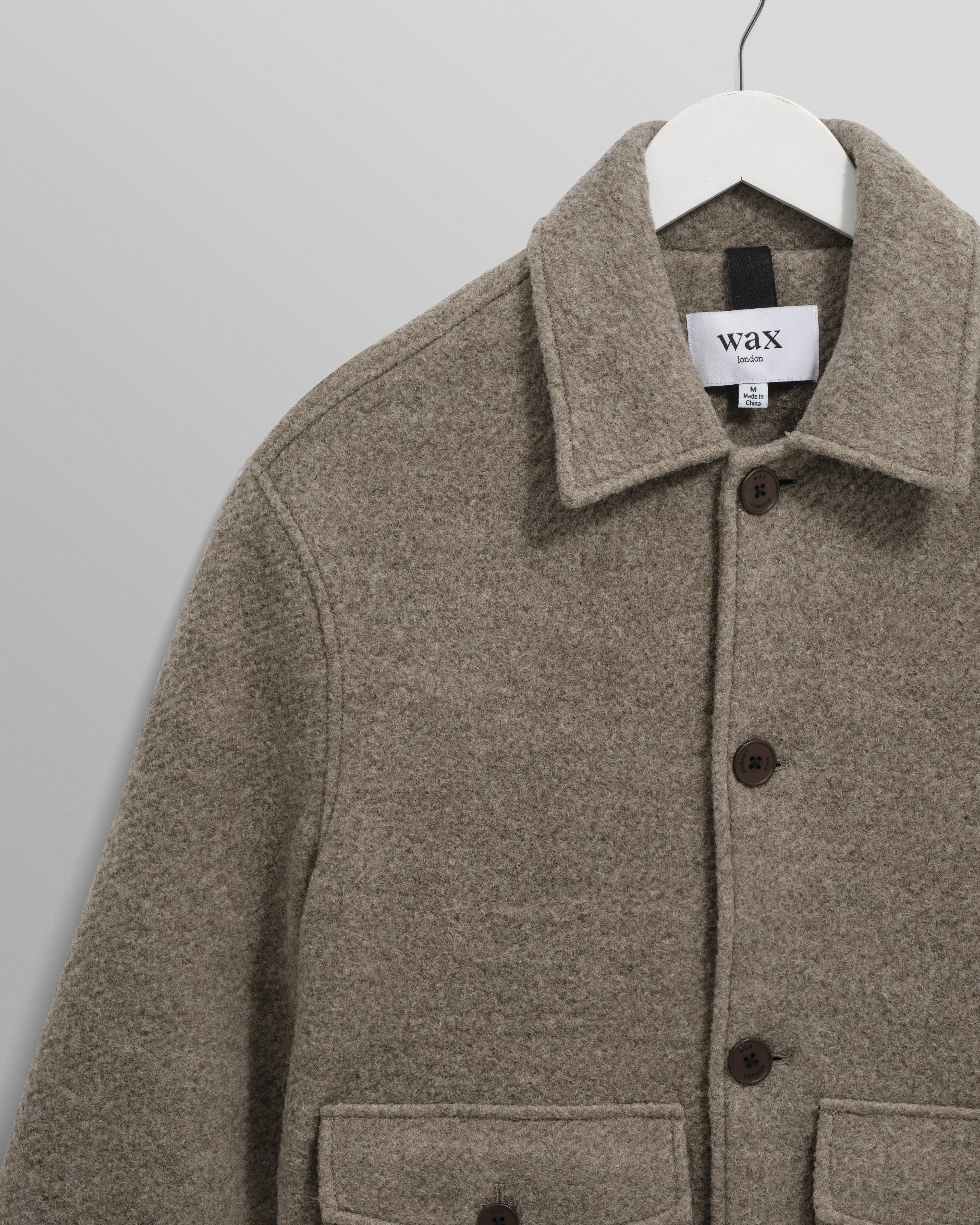 Newgate - Light Brown Melange Wool Jacket sold by Wax London product image thumbnail 2