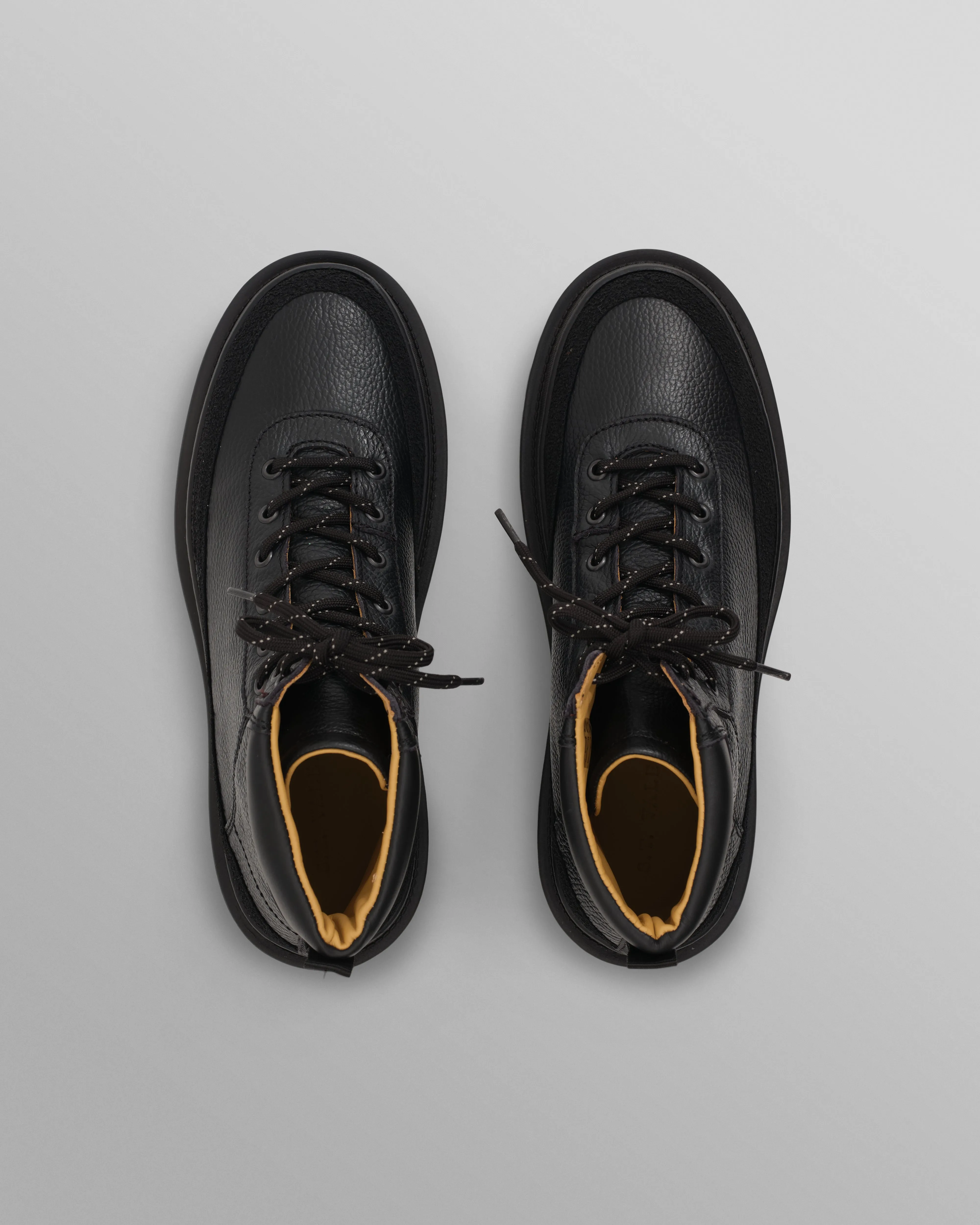 S.T. Valentin - Black Grain Leather Outset Boot sold by Wax London product image thumbnail 2