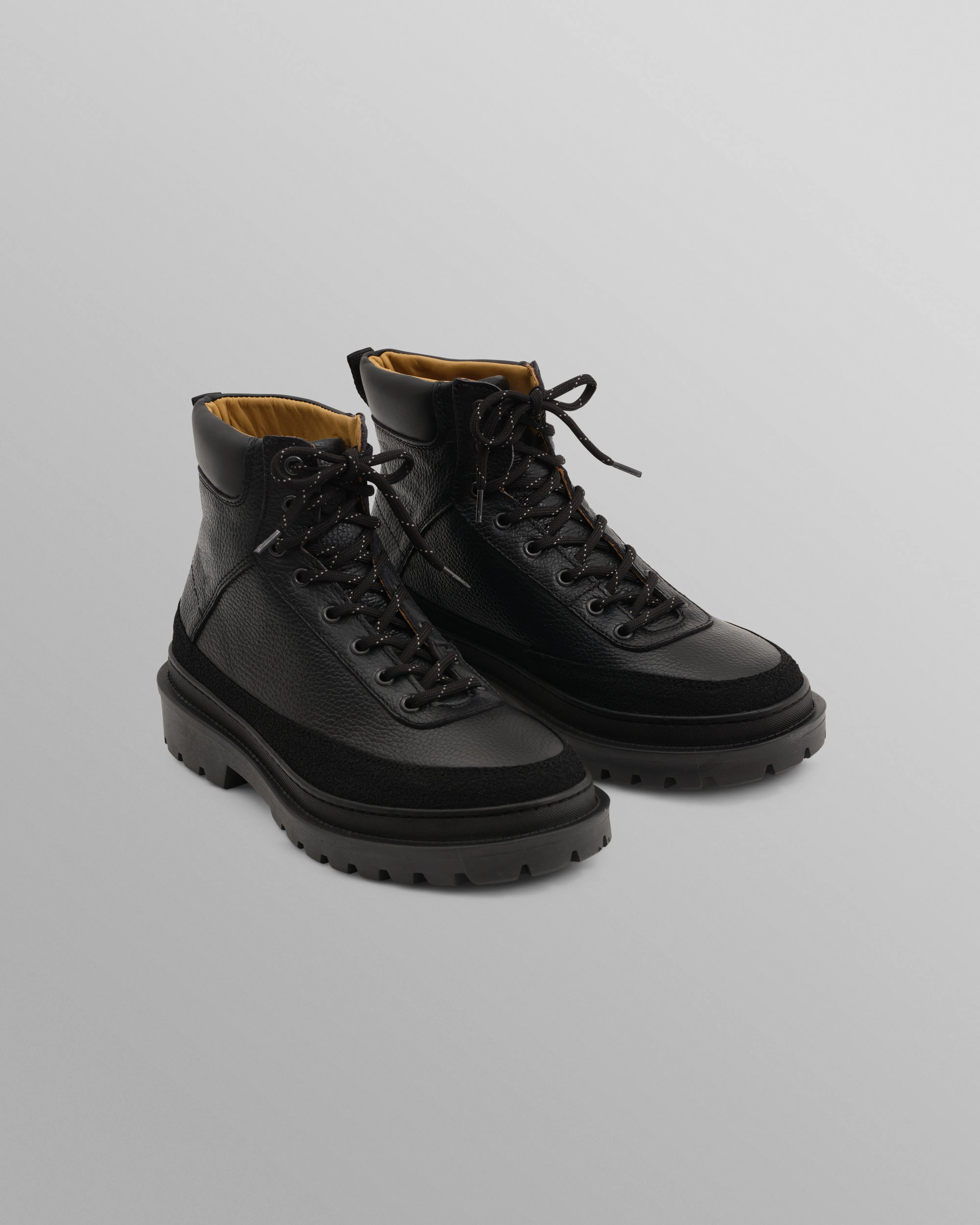 S.T. Valentin - Black Grain Leather Outset Boot sold by Wax London product image thumbnail 4