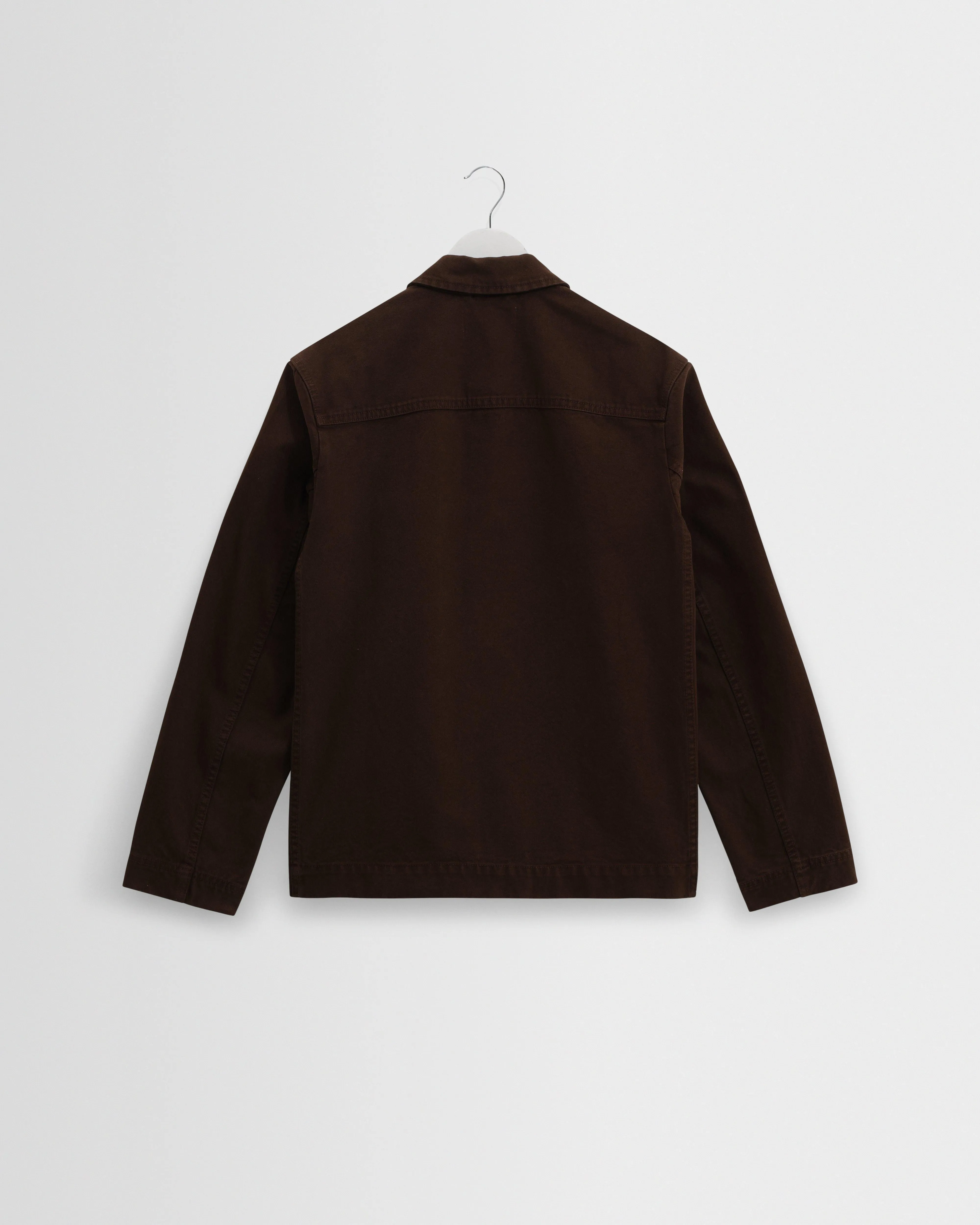 Healey - Brown Organic Cotton Chore Jacket sold by Wax London product image thumbnail 4