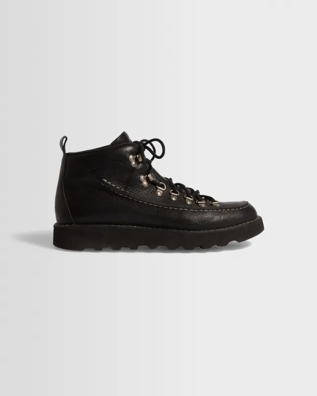 Fracap - Black Calf Leather M60 Boots made by Wax London