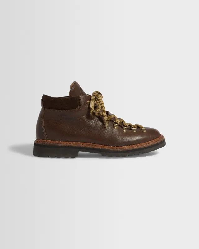 Fracap - Brown Pebbled Calf Leather M128 Boots sold by Wax London