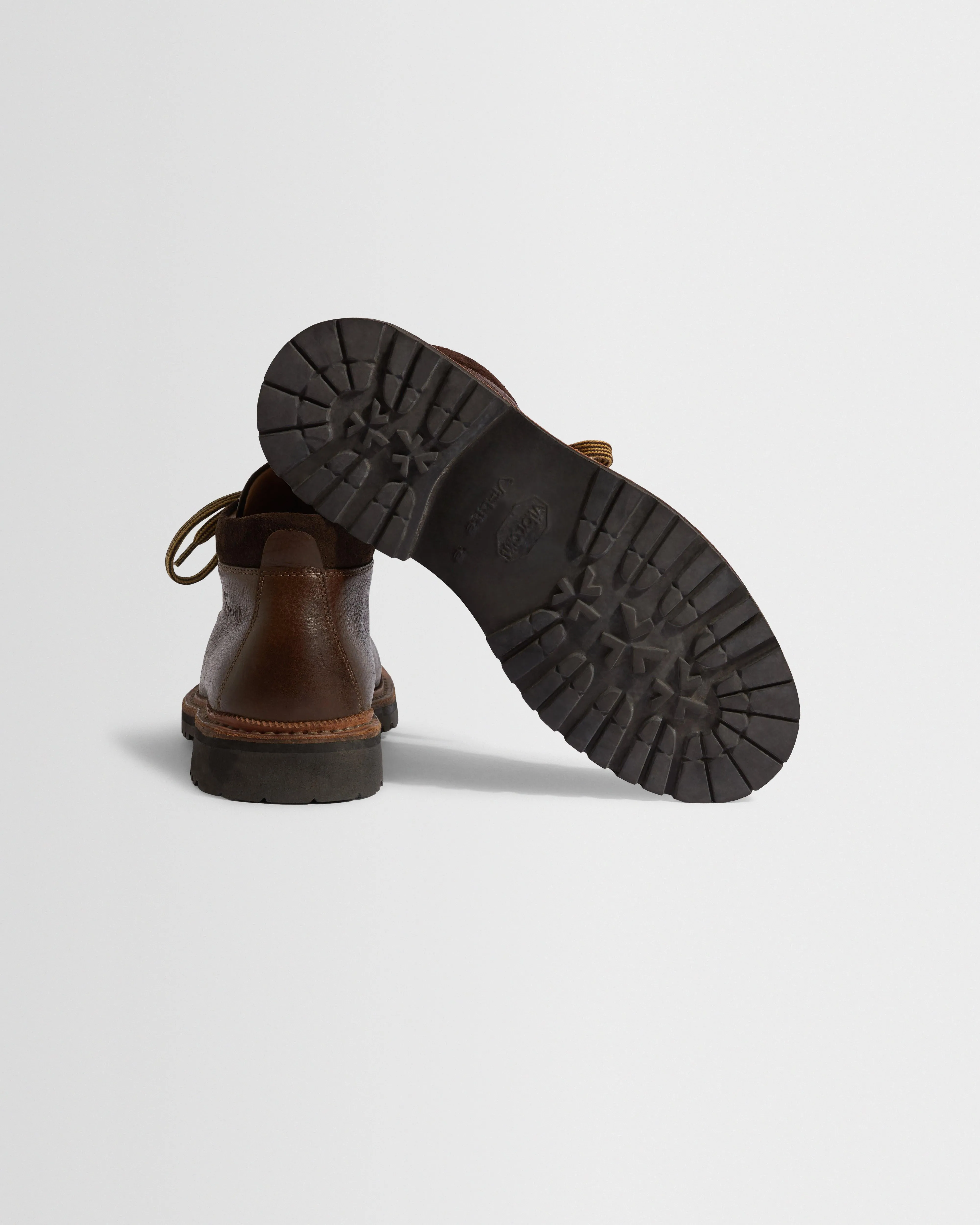Fracap - Brown Pebbled Calf Leather M128 Boots sold by Wax London product image thumbnail 3