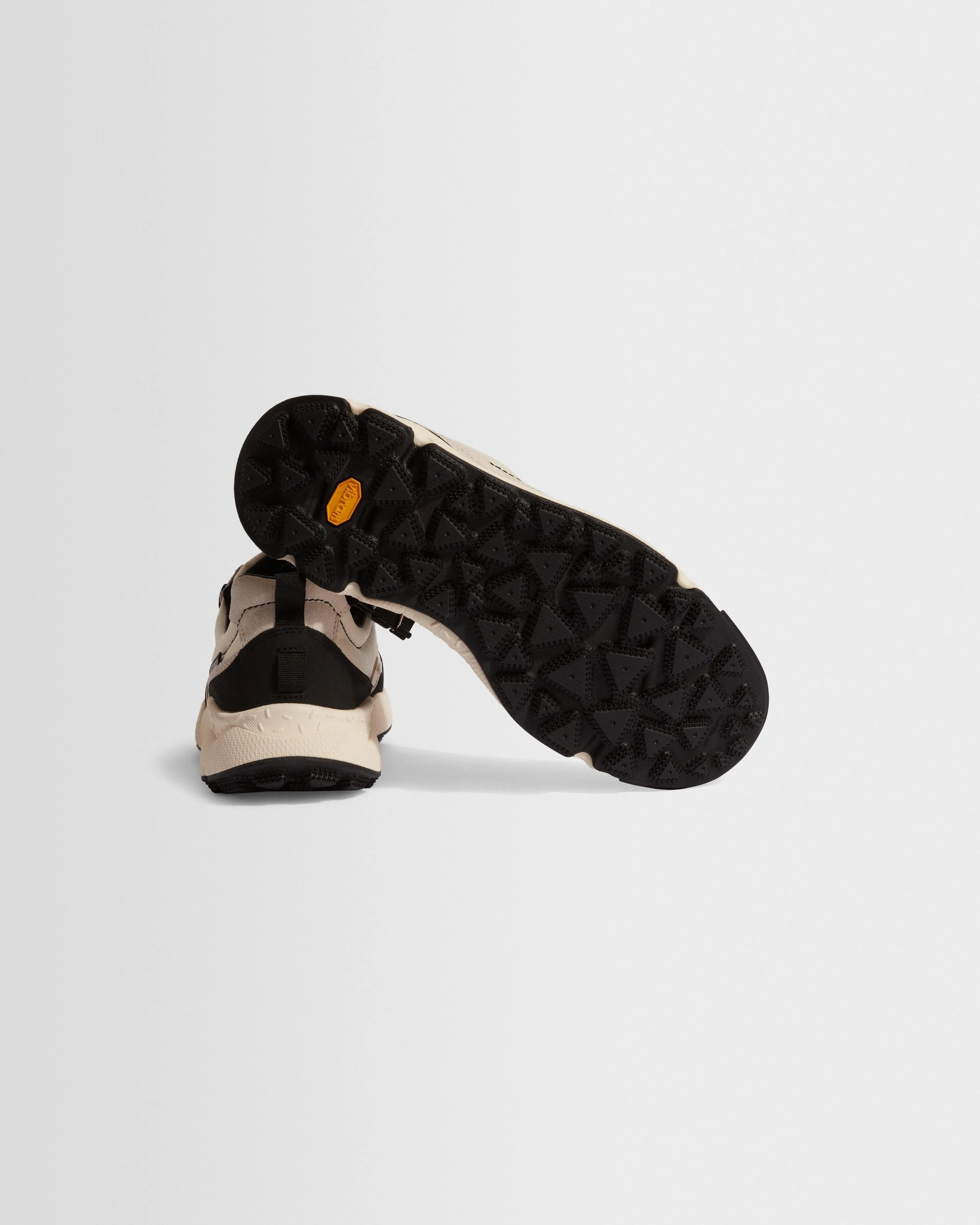 Flower Mountain IWANO 2 - White And Black Suede And Nylon Trainers sold by Wax London product image thumbnail 3