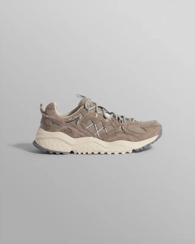 Flower Mountain YAMABUSHI - Light Grey Suede And Nylon Trainers sold by Wax London