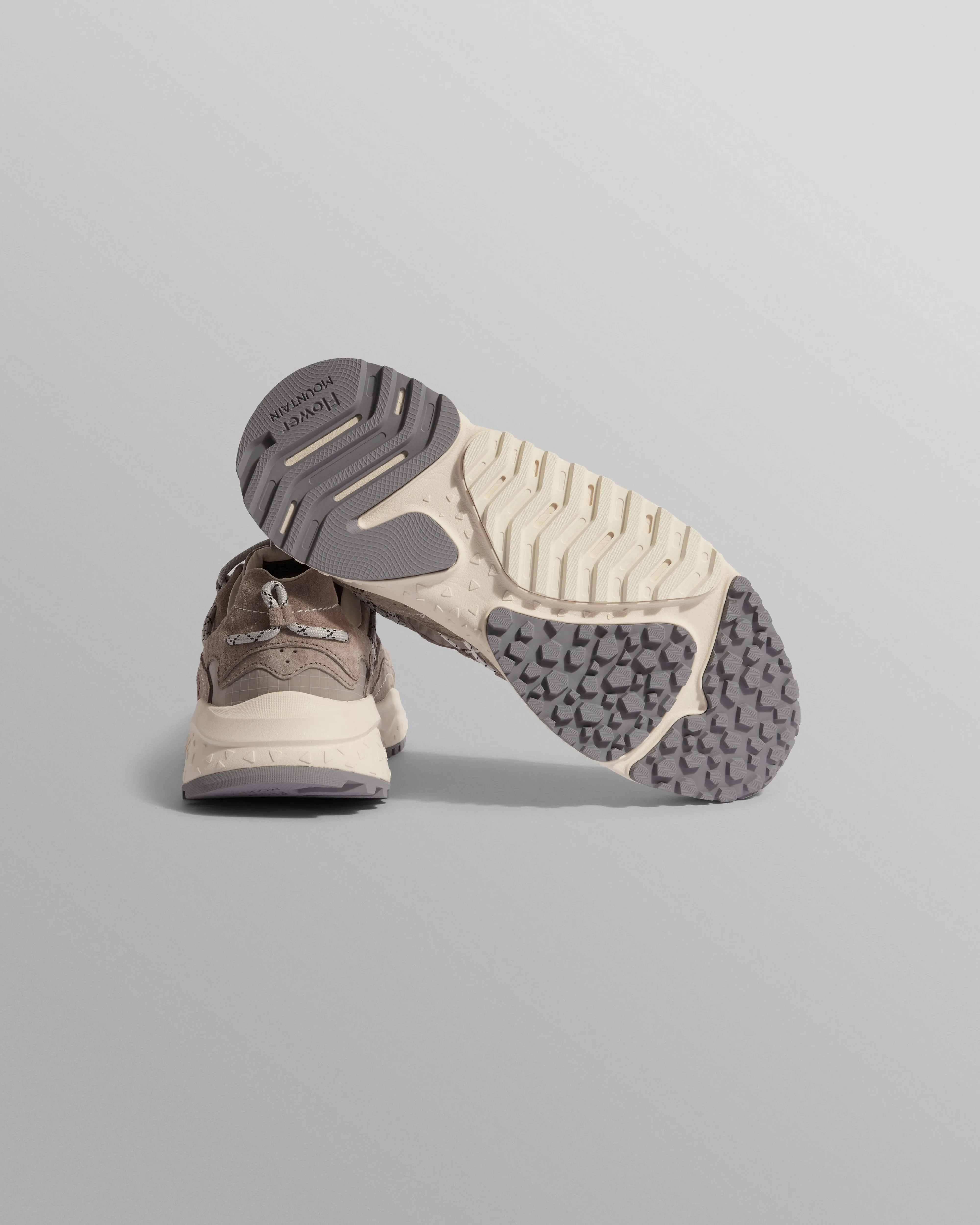 Flower Mountain YAMABUSHI - Light Grey Suede And Nylon Trainers sold by Wax London product image thumbnail 3