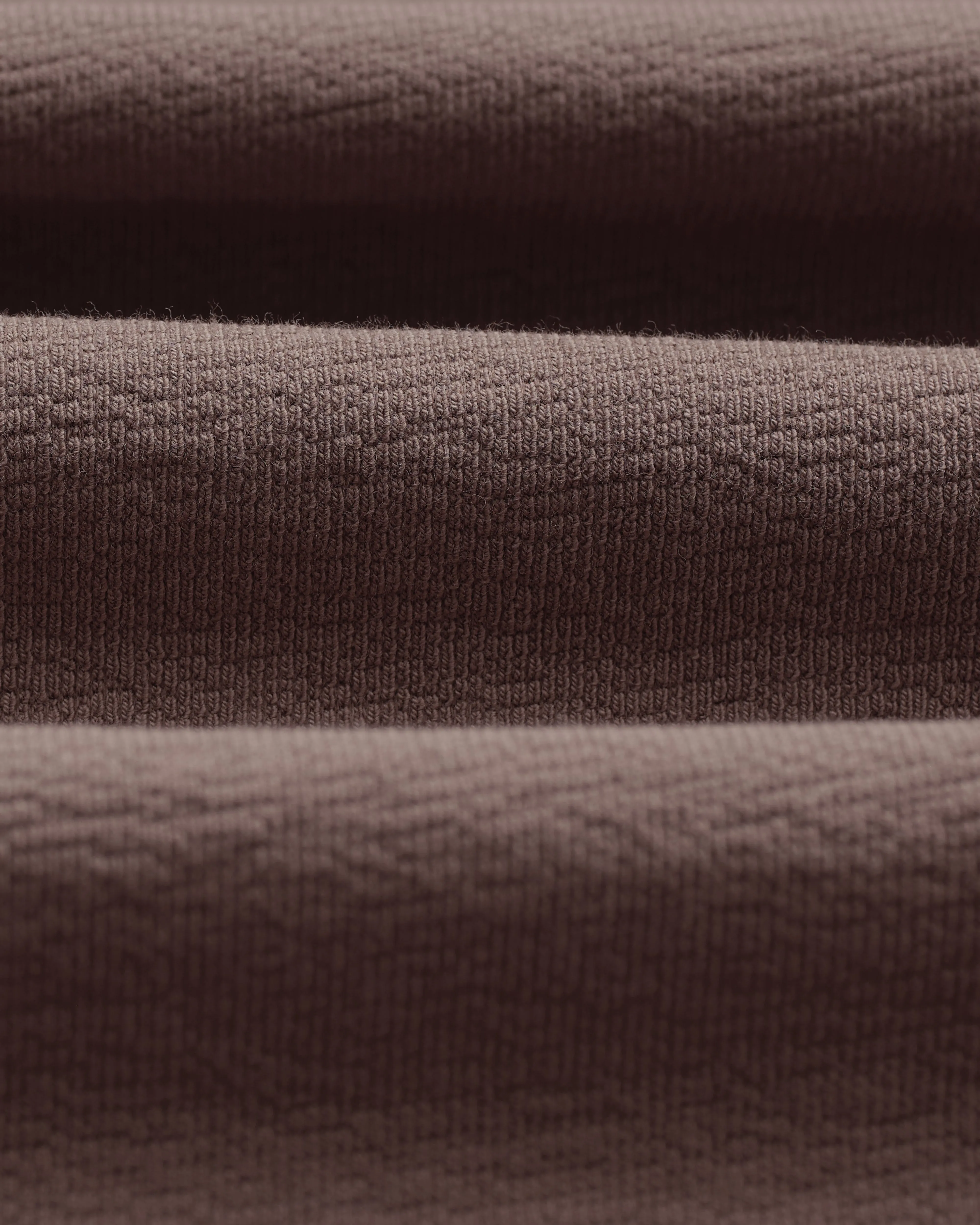 Dean - Mid Brown Textured Organic Cotton T-Shirt sold by Wax London product image thumbnail 4