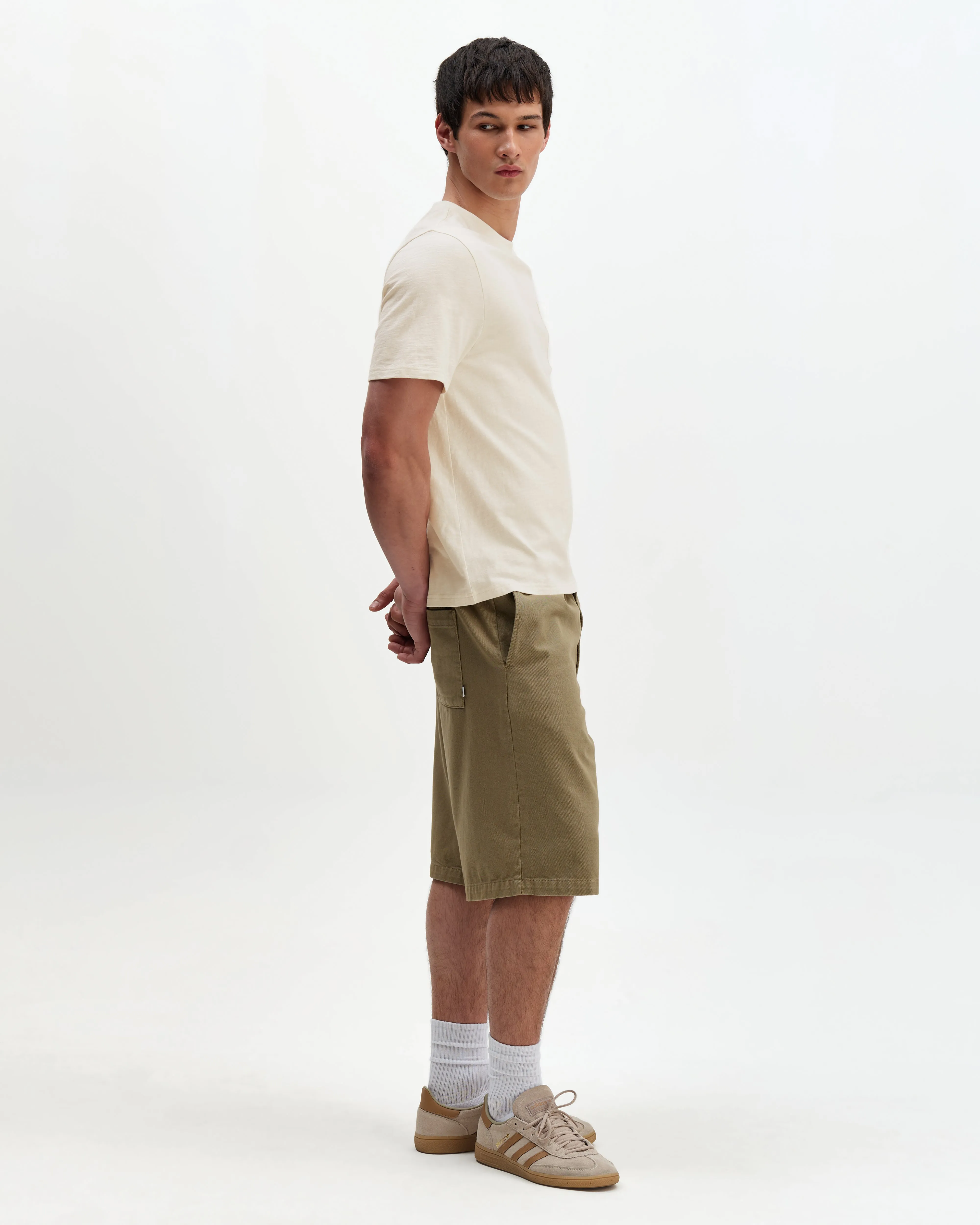 Dean - Ecru Slub Cotton Pocket T-Shirt sold by Wax London product image thumbnail 5