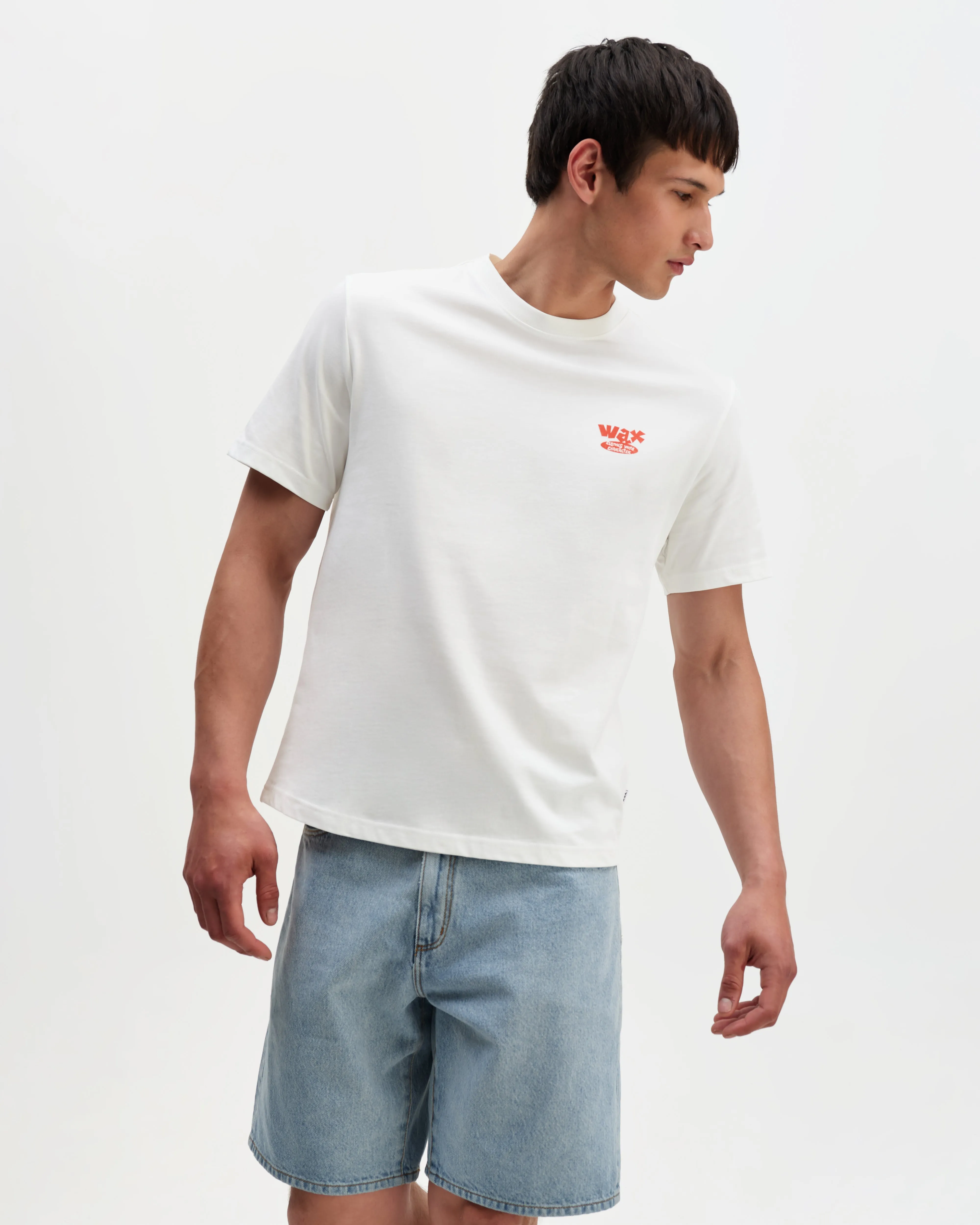 Milton - Off White Character Graphic T-Shirt sold by Wax London product image thumbnail 3