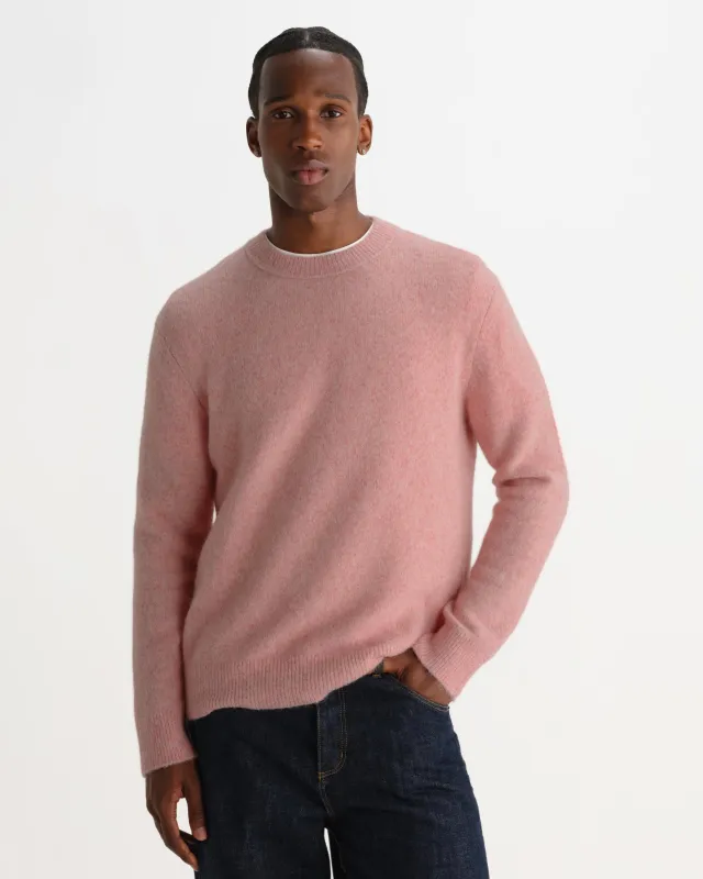 WILDE CREW FLUFFY WOOL BLEND PALE PINK made by Wax London