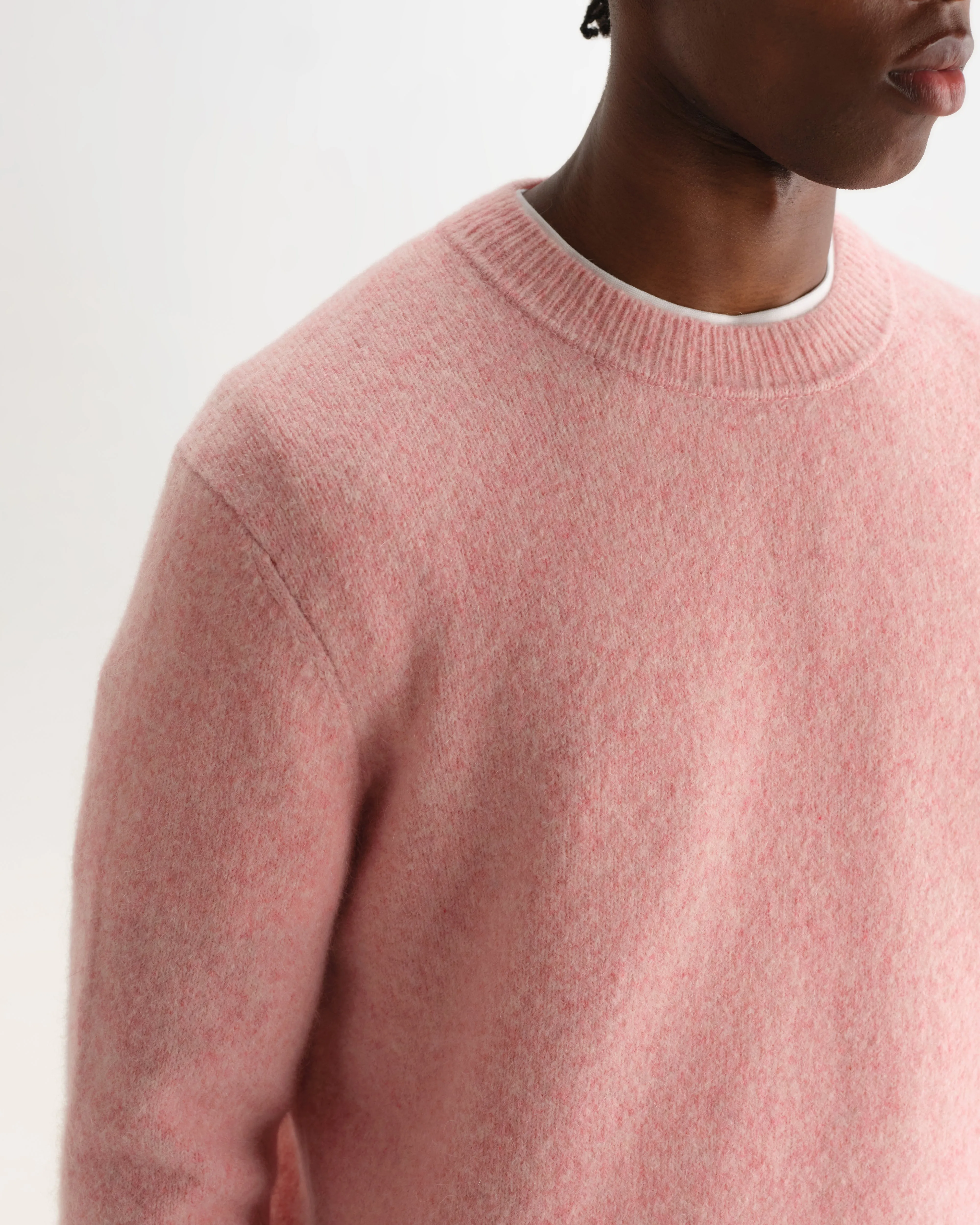 WILDE CREW FLUFFY WOOL BLEND PALE PINK sold by Wax London product image thumbnail 2