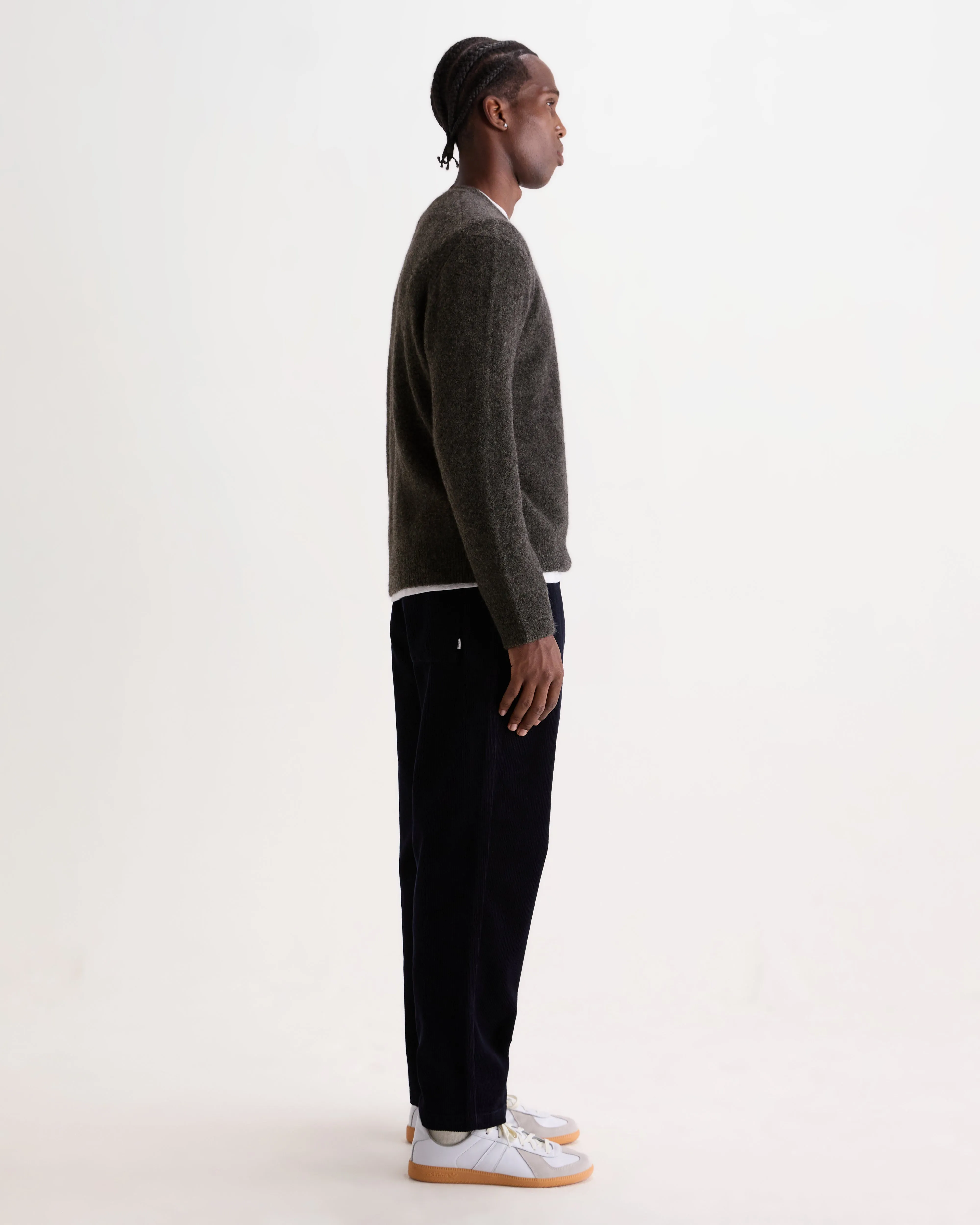 Wilde - Charcoal Fluffy Wool Crewneck sold by Wax London product image thumbnail 5