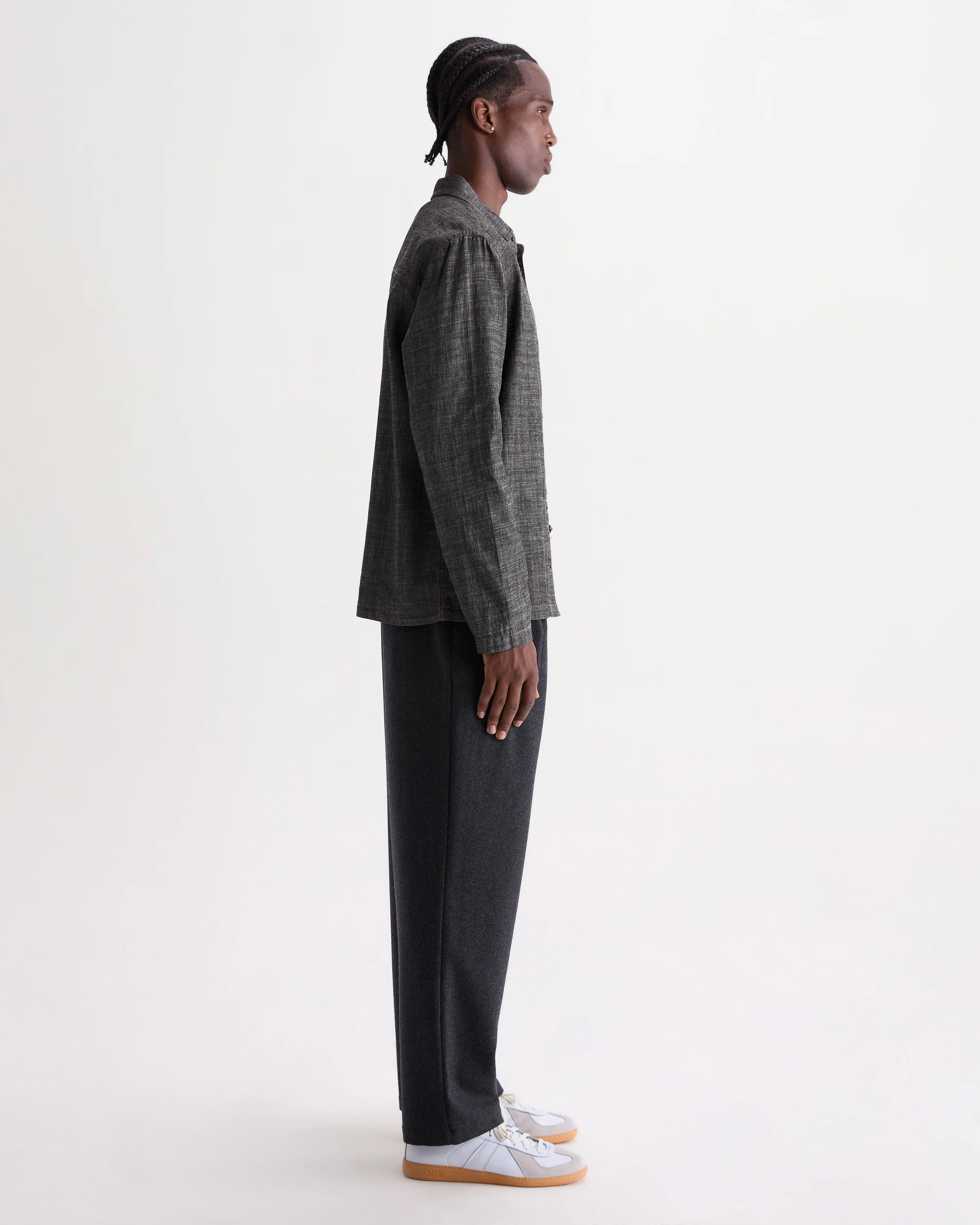 Manilla - Washed Indigo Chambray Shirt sold by Wax London product image thumbnail 5