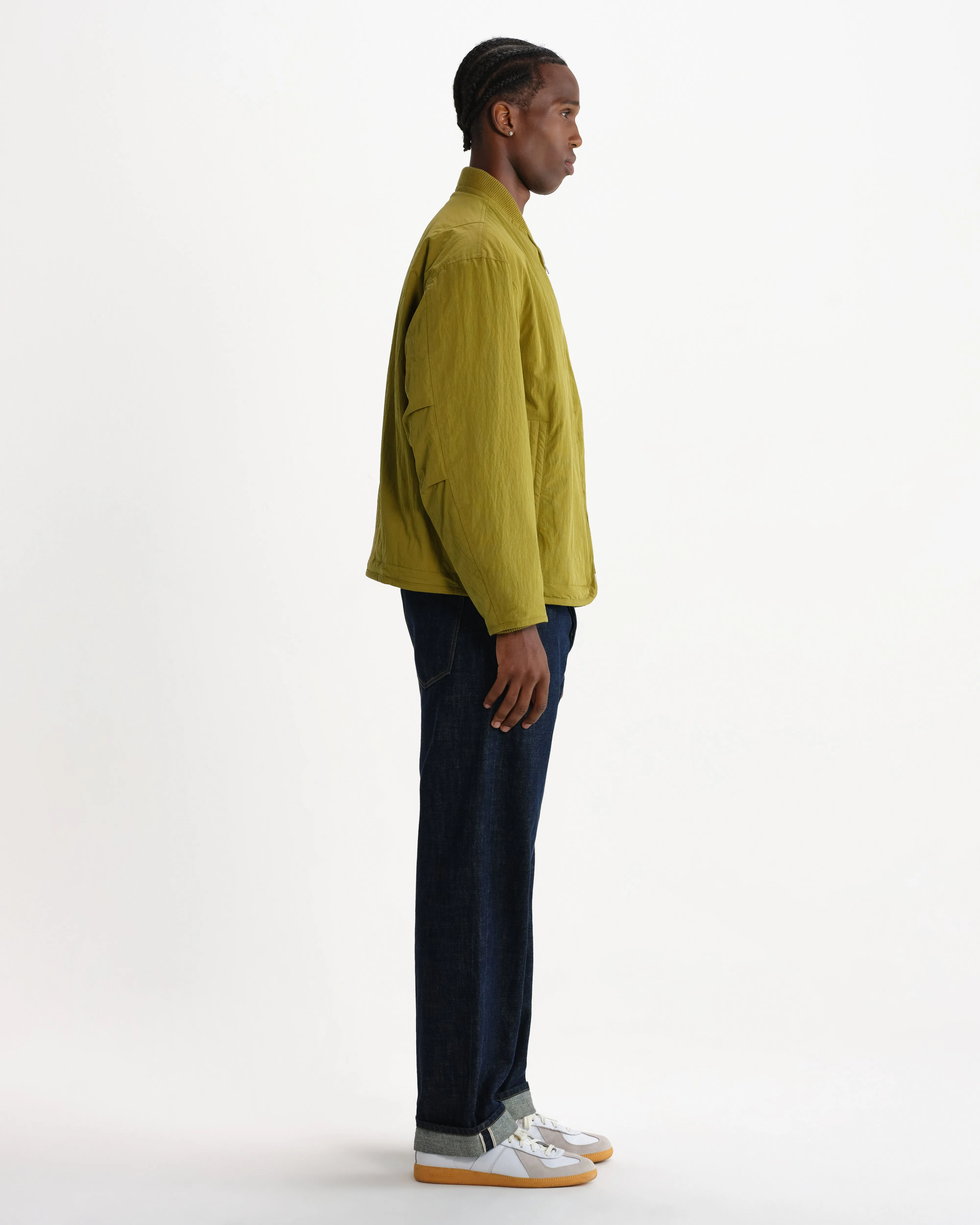 ASTRO JACKET COTTON NYLON KHAKI GREEN sold by Wax London product image thumbnail 5