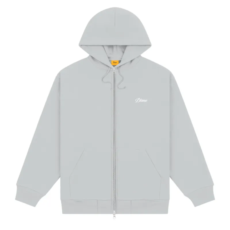 Cursive Zip Hoodie sold by Dime