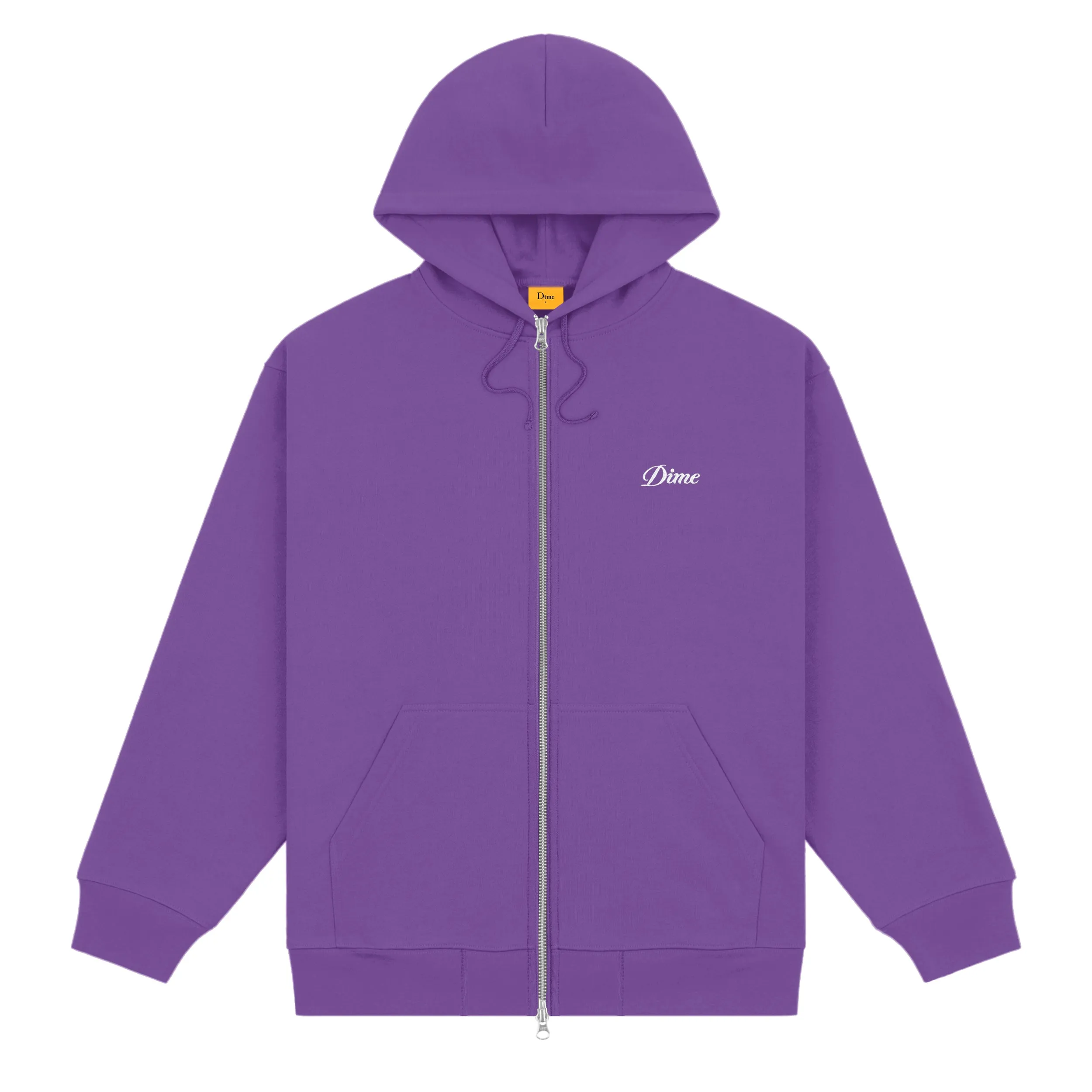Cursive Small Logo Zip-Hoodie sold by Dime