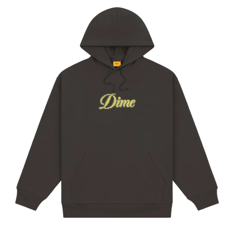 Pixel Cursive Hoodie sold by Dime