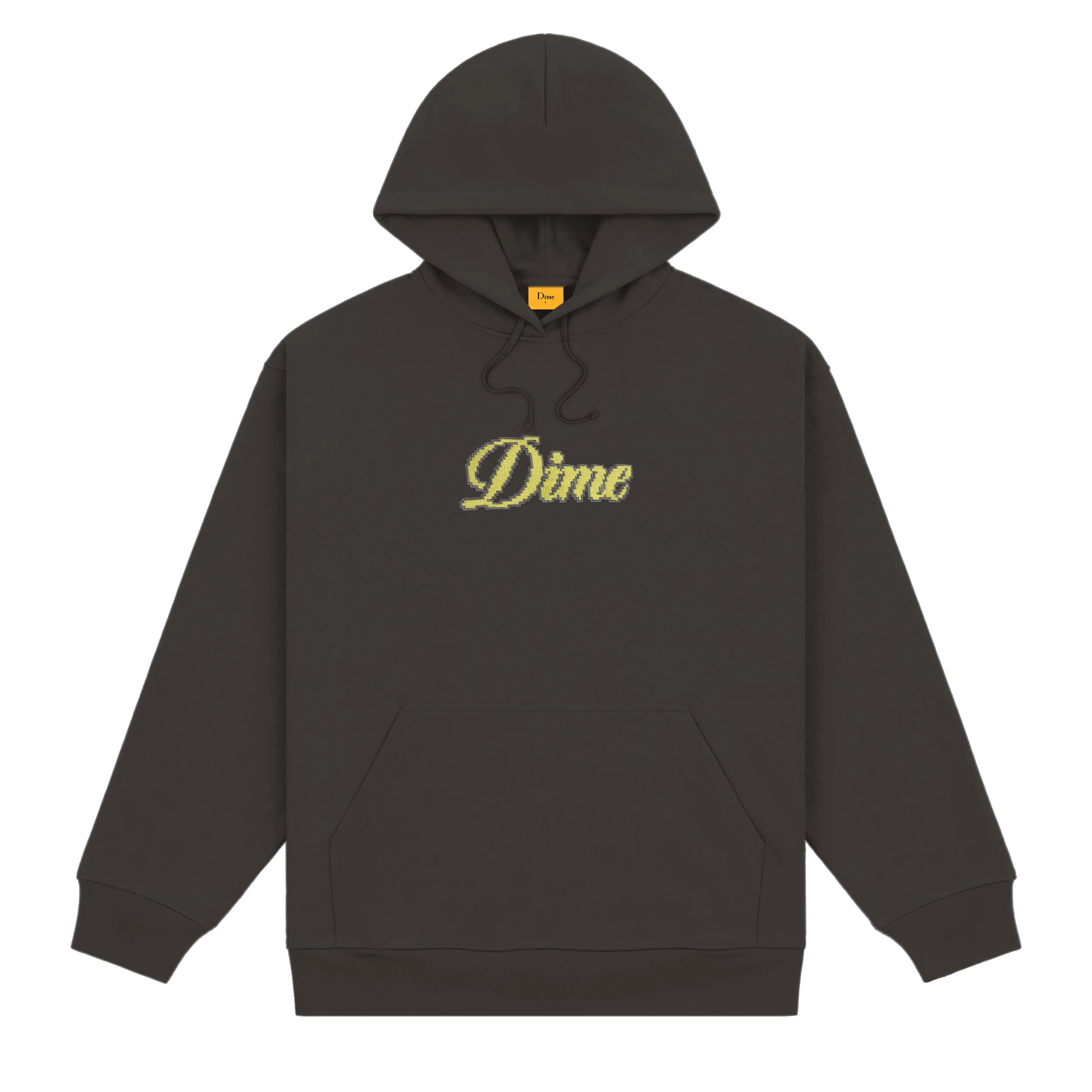 Pixel Cursive Hoodie sold by Dime