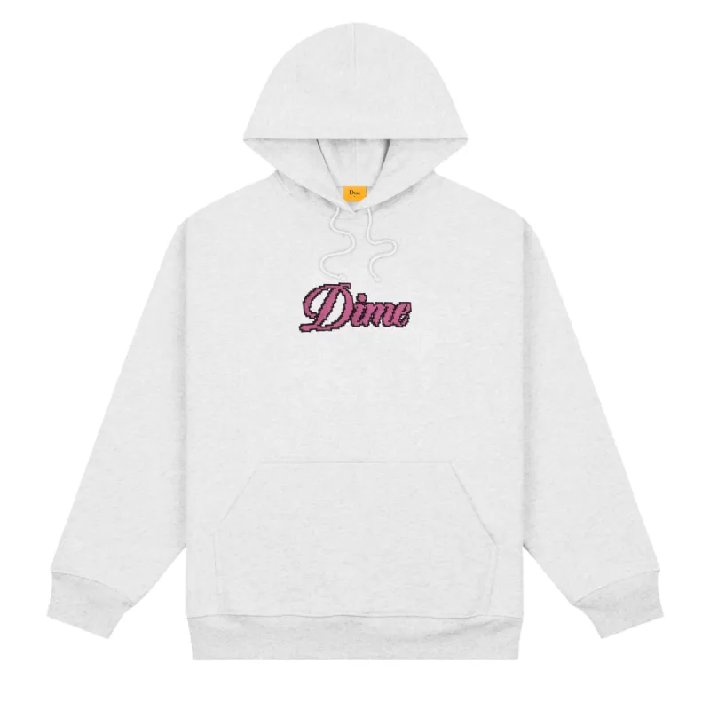 Pixel Cursive Hoodie sold by Dime
