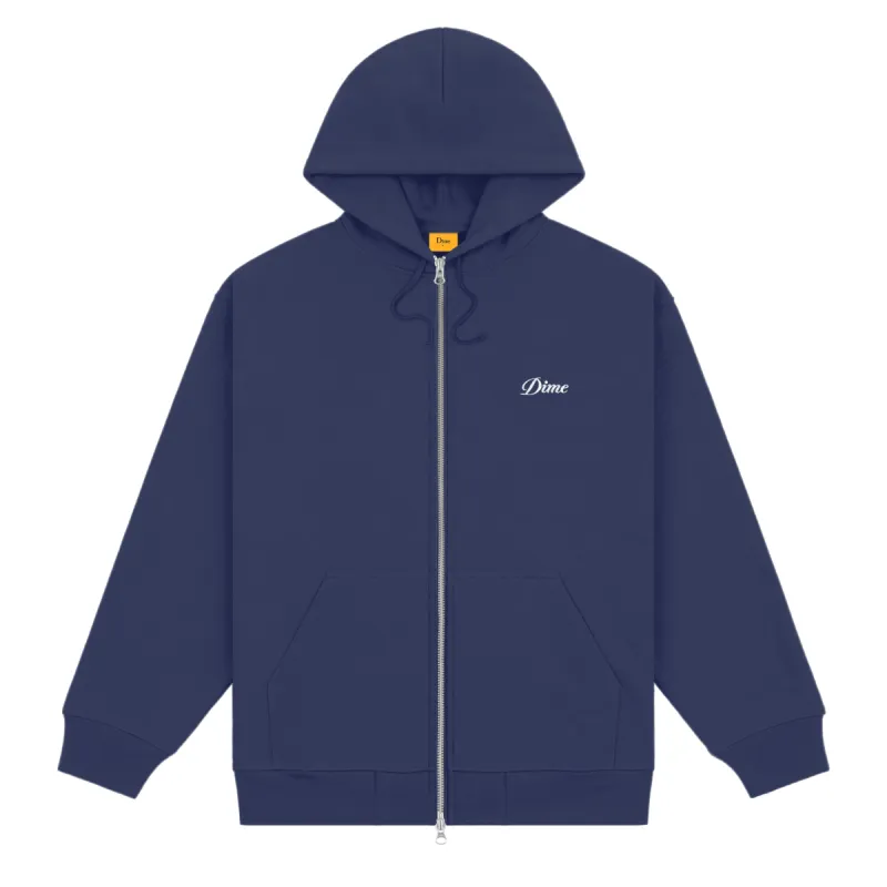 Cursive Zip Hoodie sold by Dime