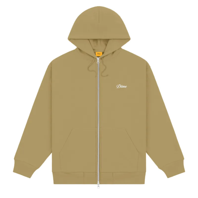 Cursive Zip-Hoodie sold by Dime