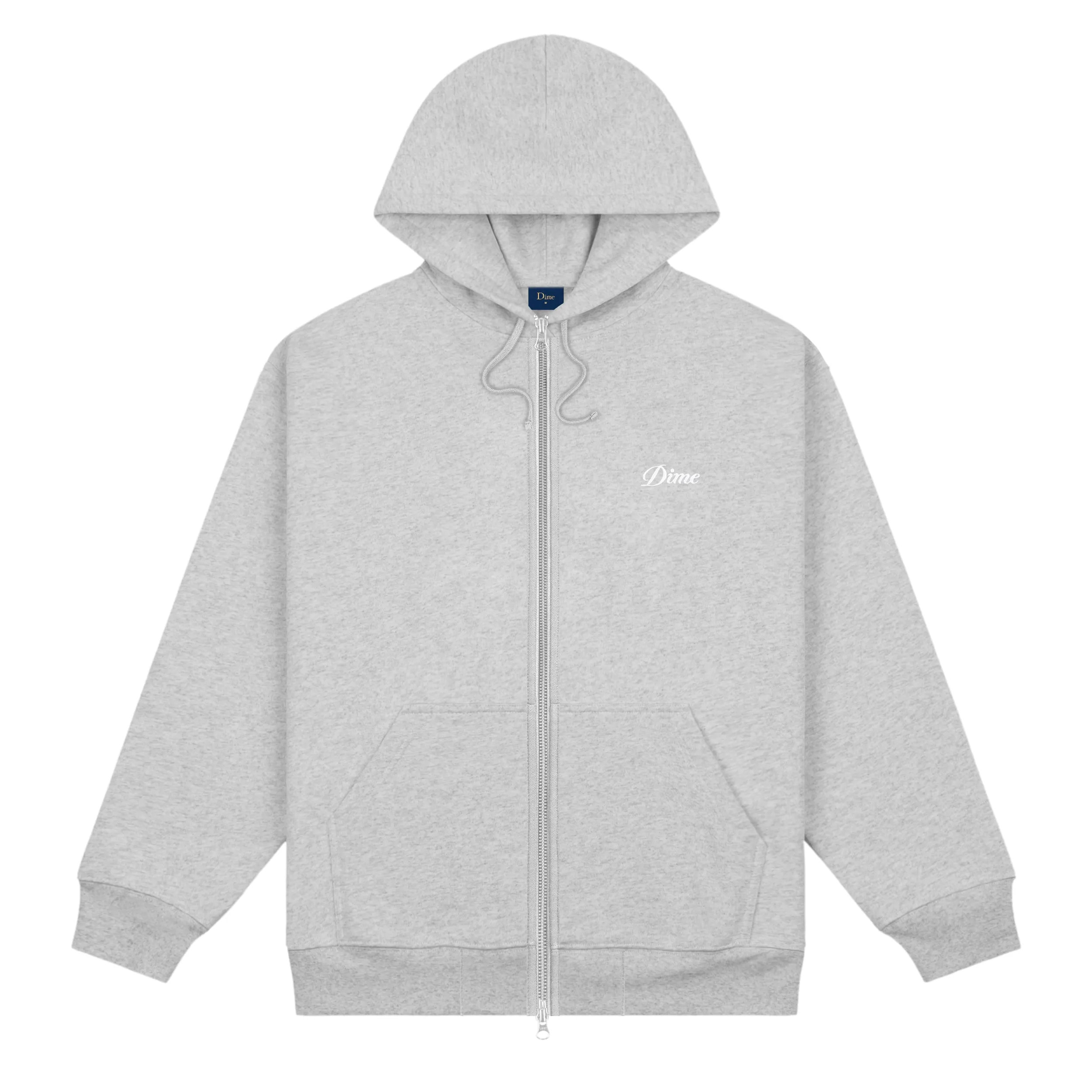 Cursive Small Logo Zip-Hoodie sold by Dime