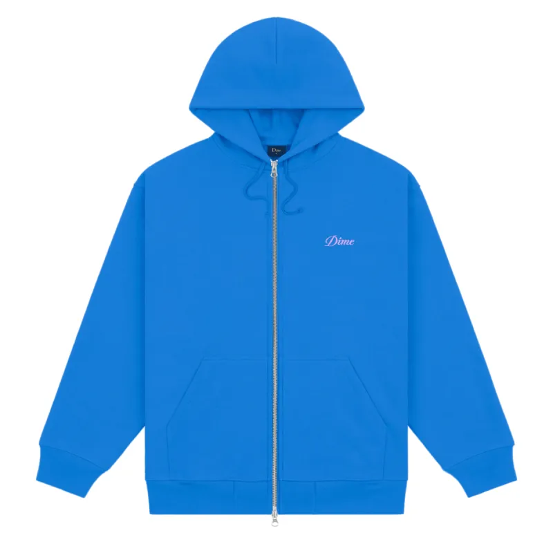Cursive Zip-Hoodie sold by Dime