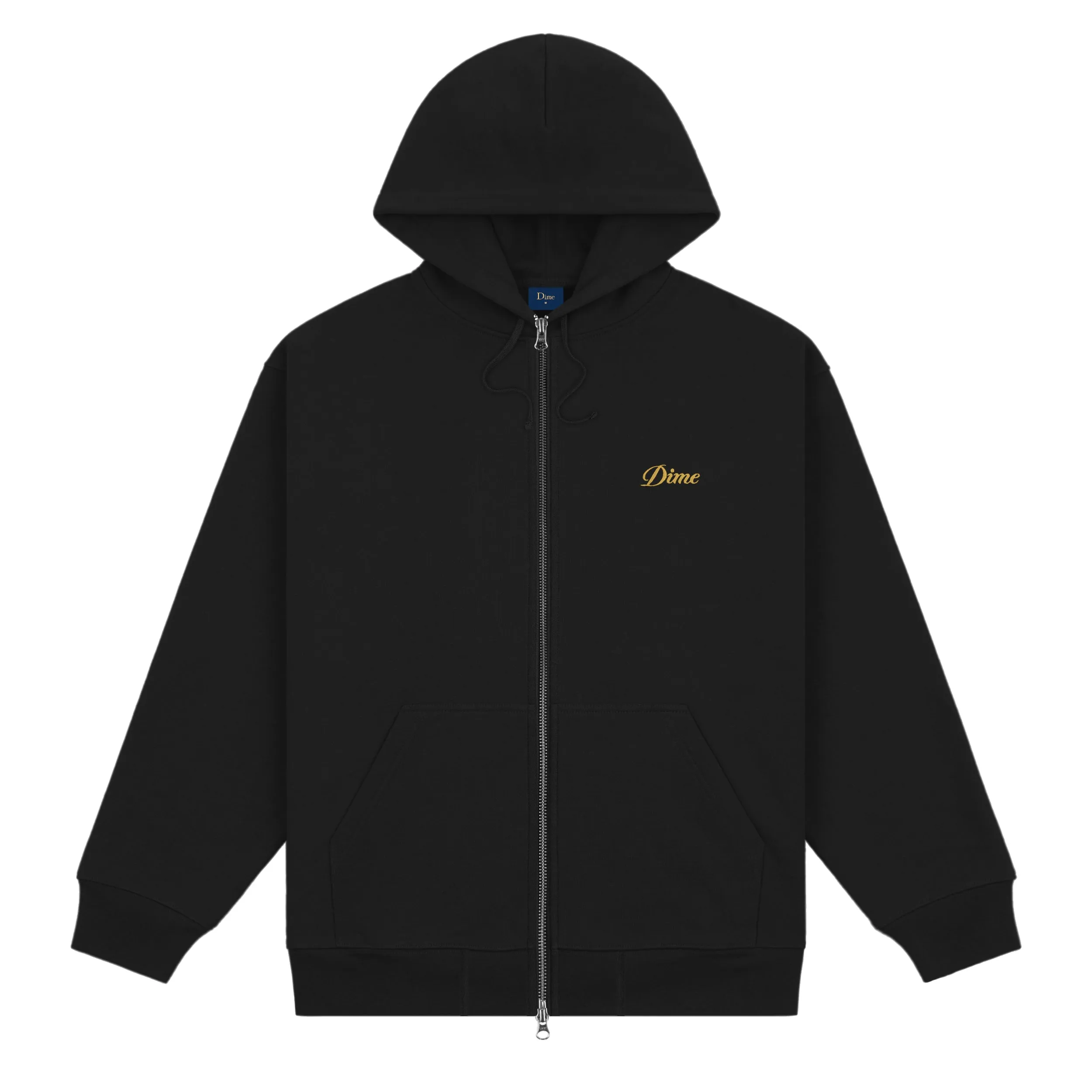 Cursive Small Logo Zip-Hoodie sold by Dime