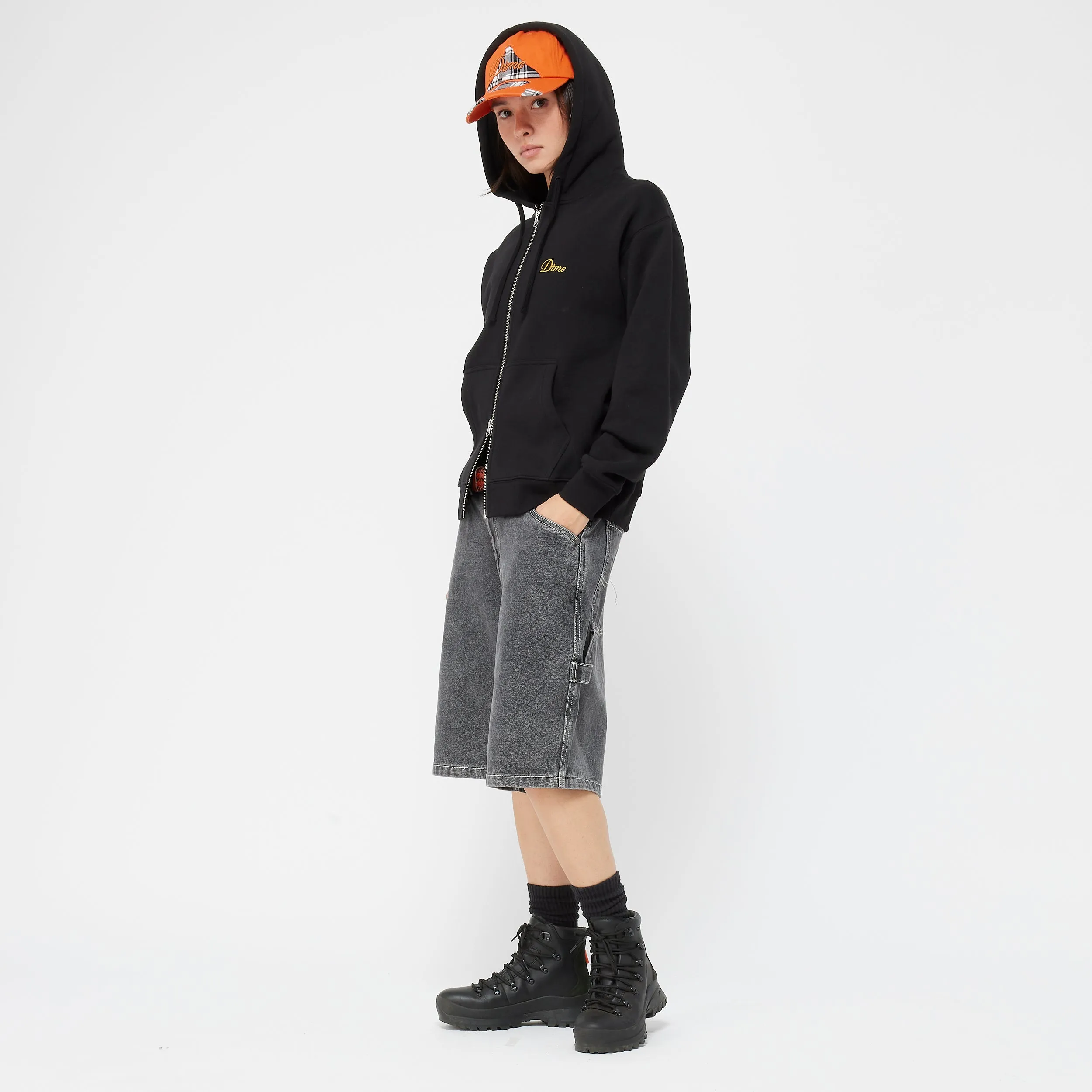 Cursive Small Logo Zip-Hoodie sold by Dime product image thumbnail 3