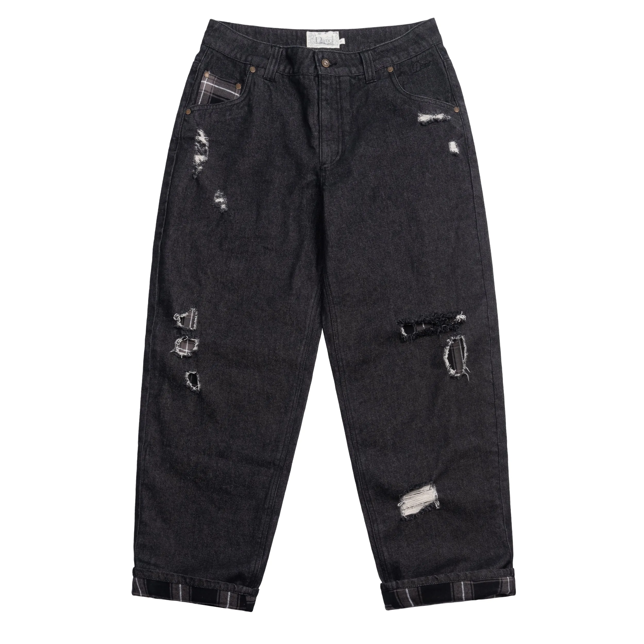 Secret Baggy Denim Pants sold by Dime