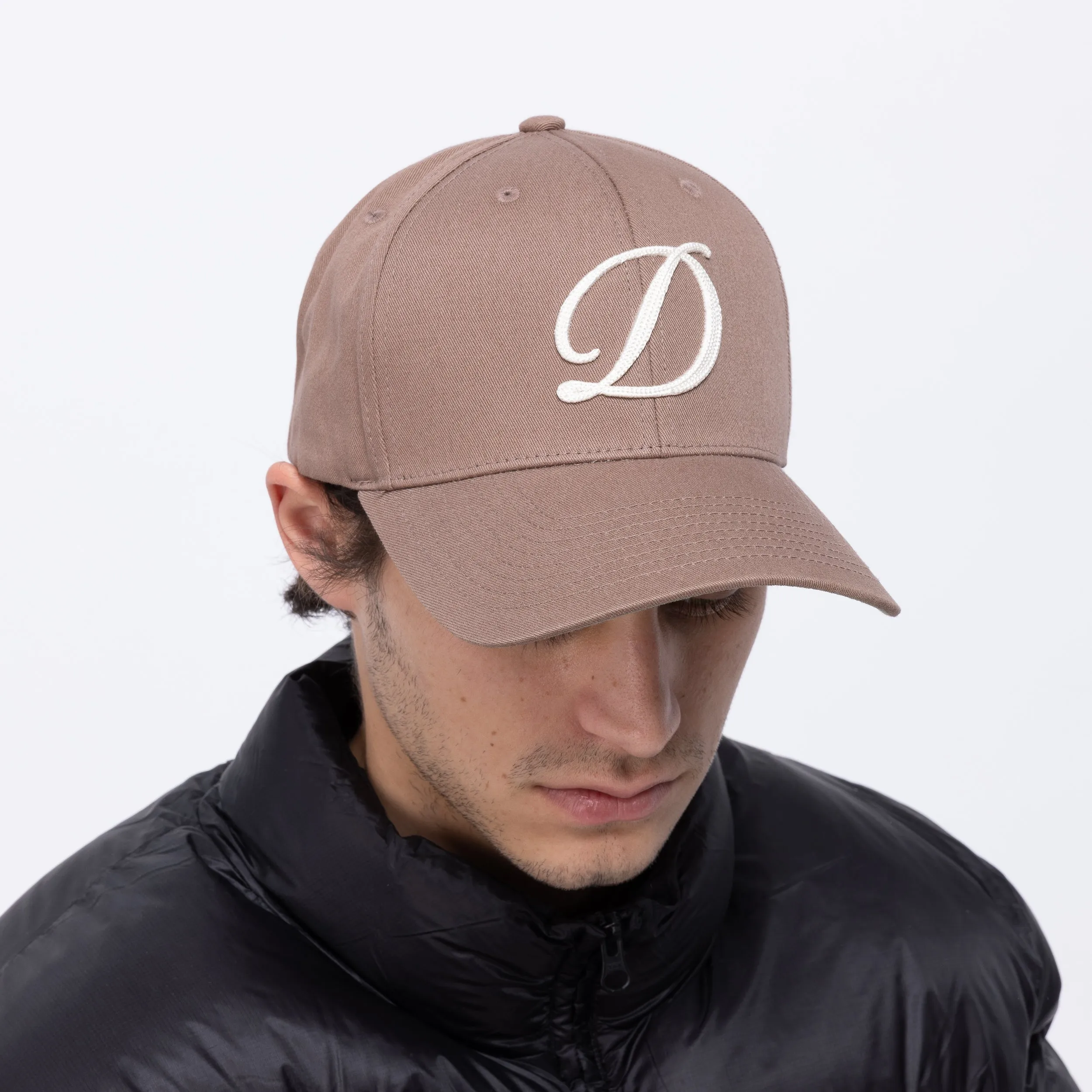 Cursive D Full Fit Cap sold by Dime product image thumbnail 4