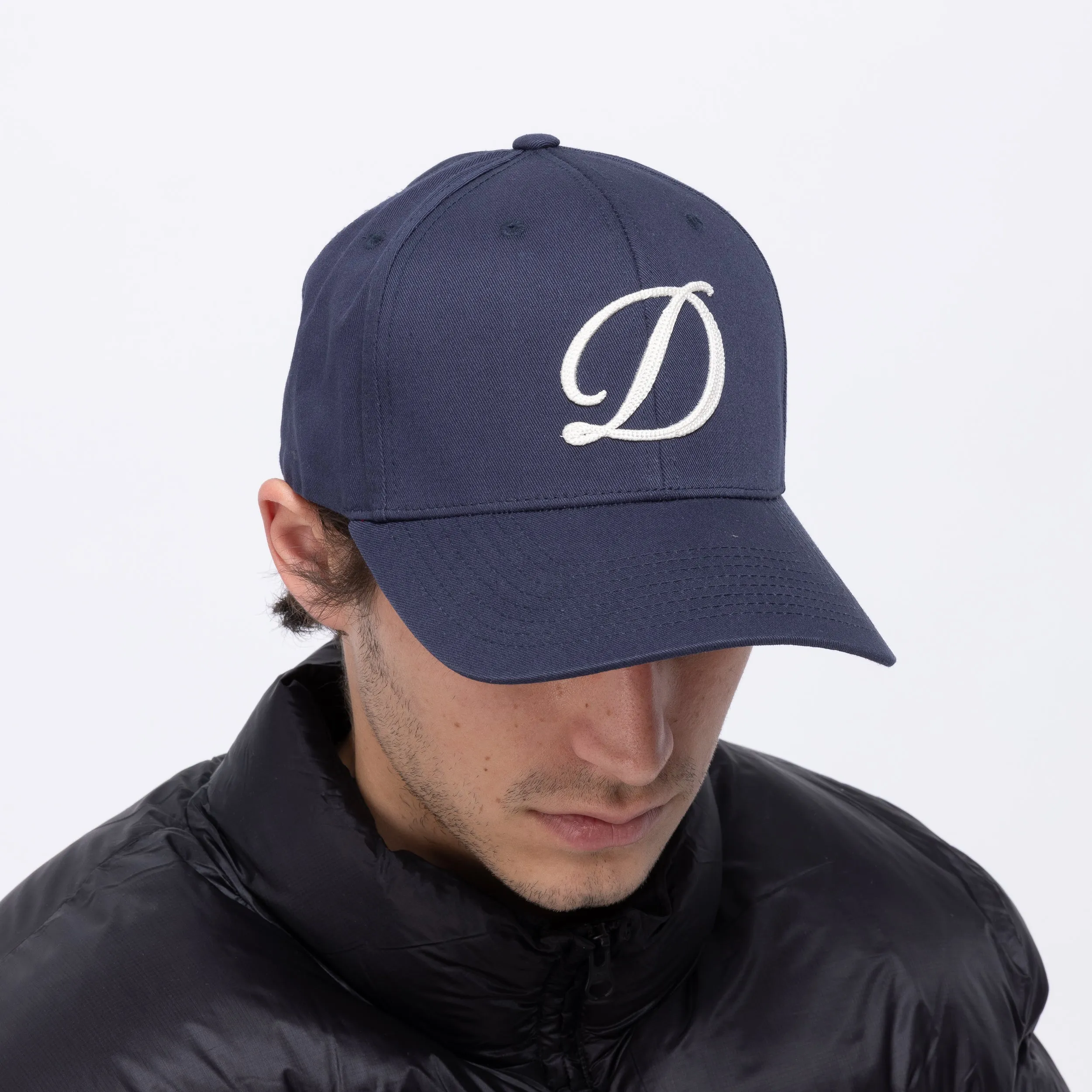 Cursive D Full Fit Cap sold by Dime product image thumbnail 4