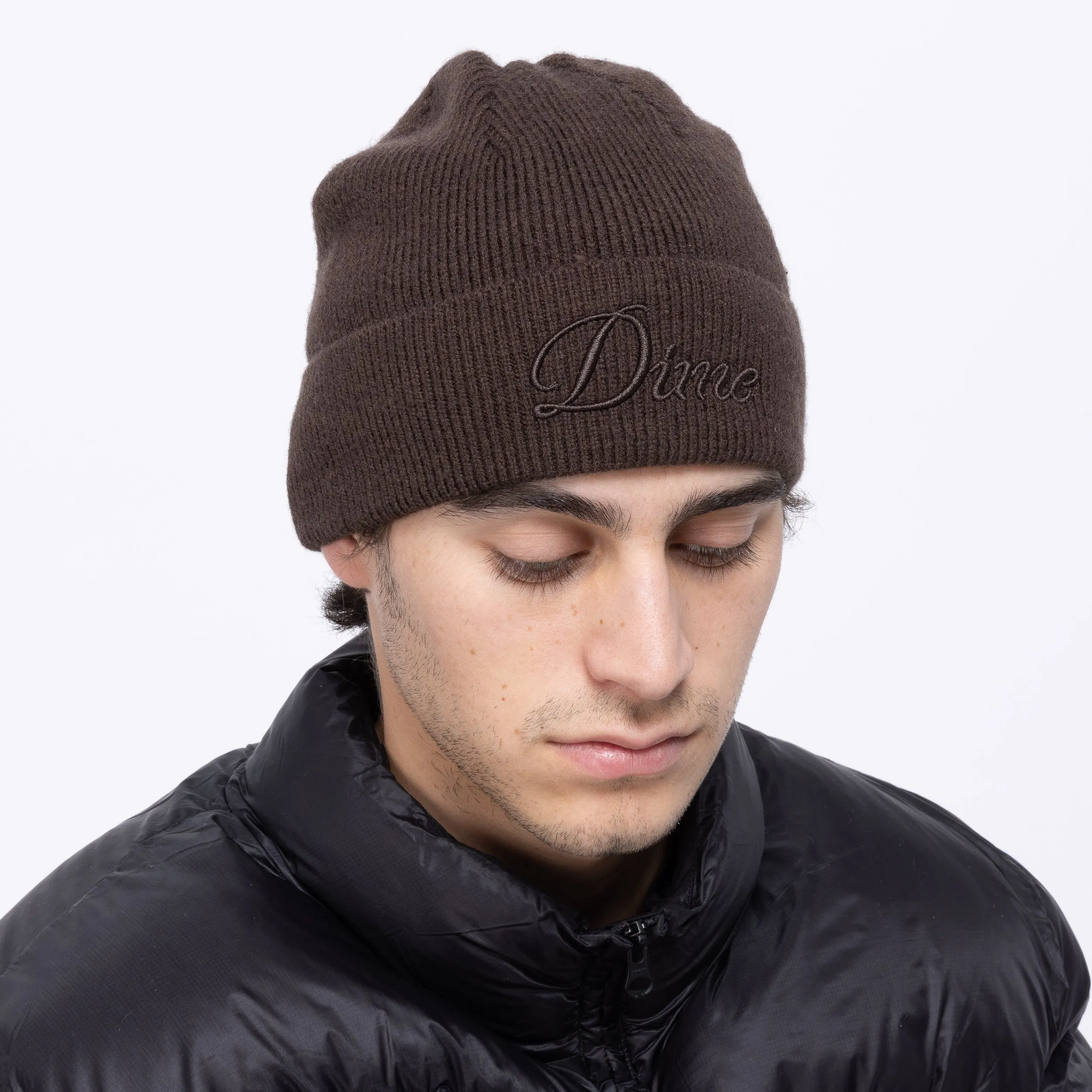 Cursive Wool Fold Beanie sold by Dime product image thumbnail 3