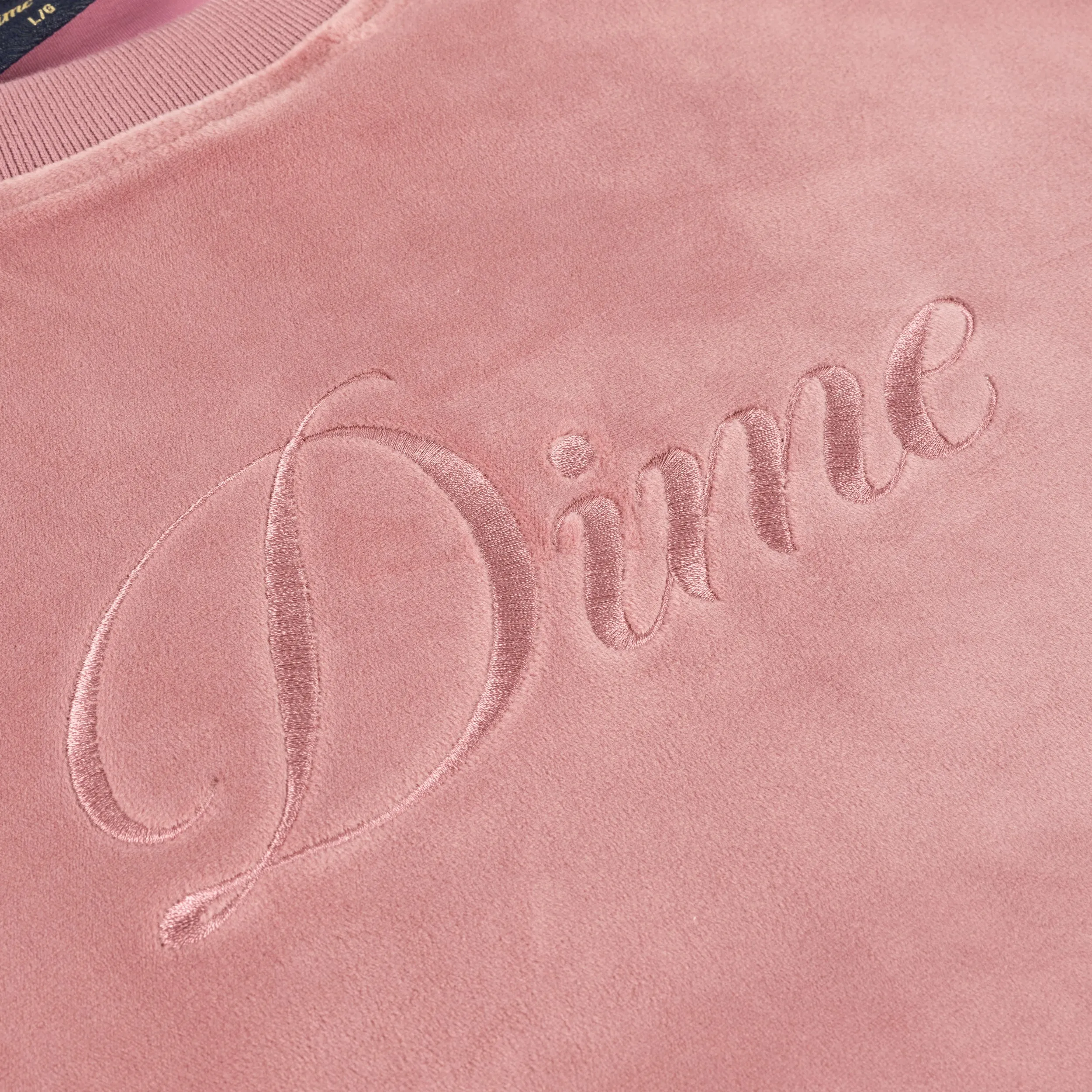 Cursive Velvet Crewneck sold by Dime product image thumbnail 3