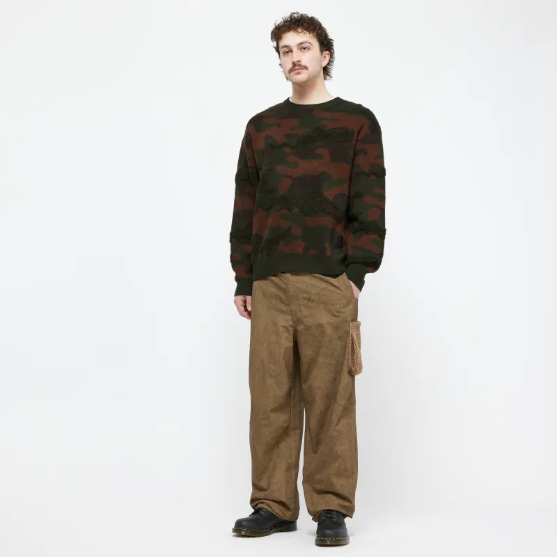 Camo Chenille Knit sold by Dime