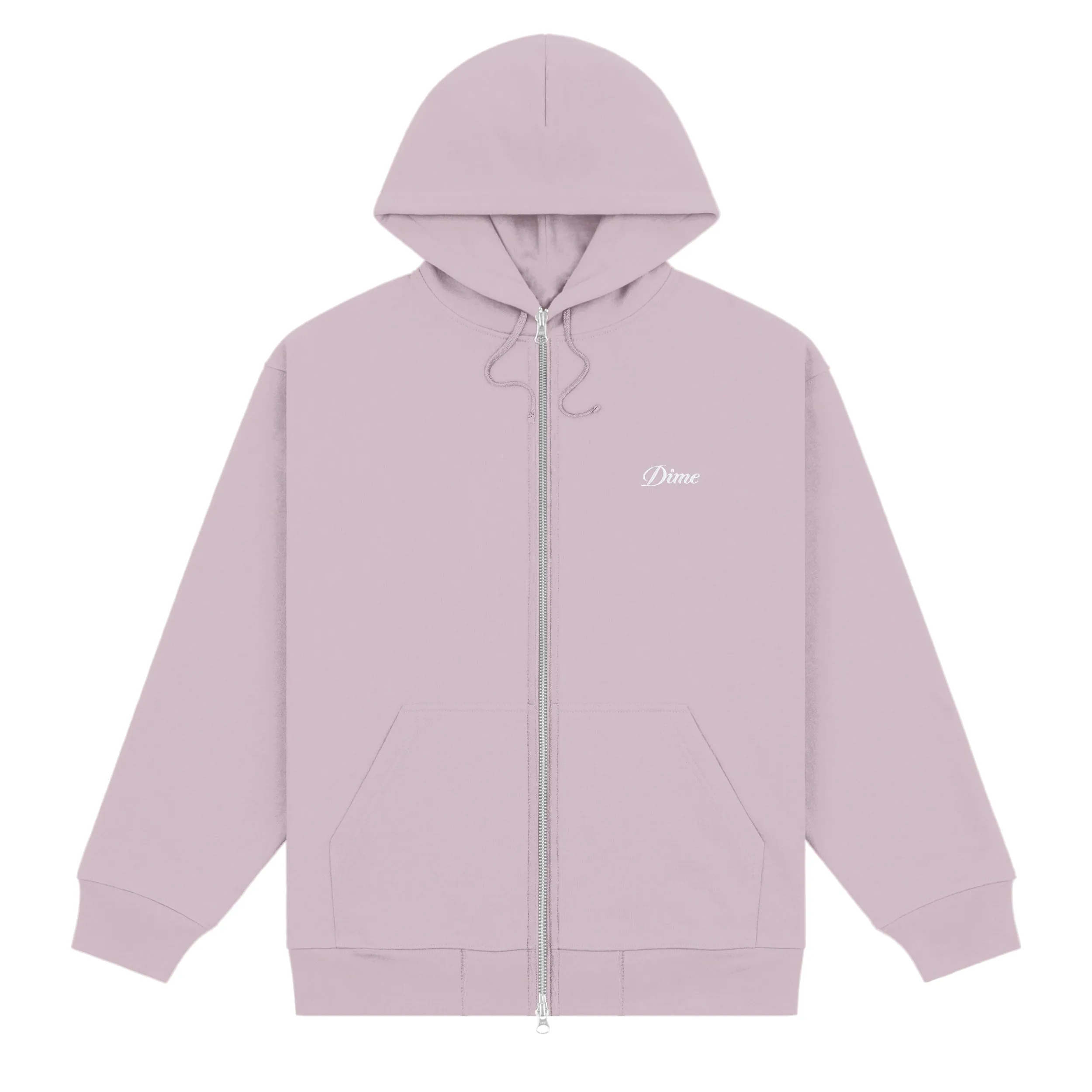 Cursive Small Logo Zip Hoodie sold by Dime product image thumbnail 2